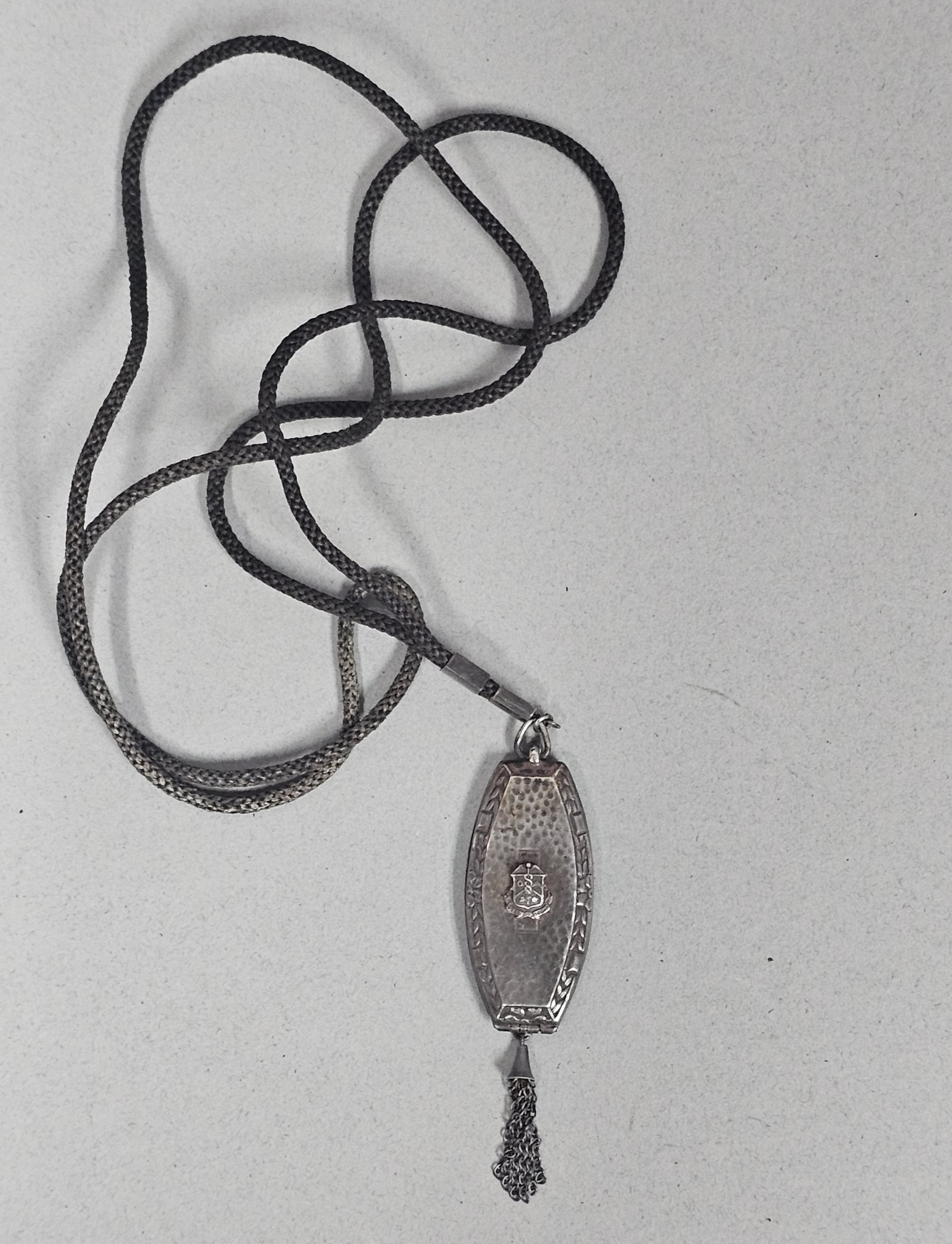 Art Deco Sterling Medical Locket 8.1 Grams