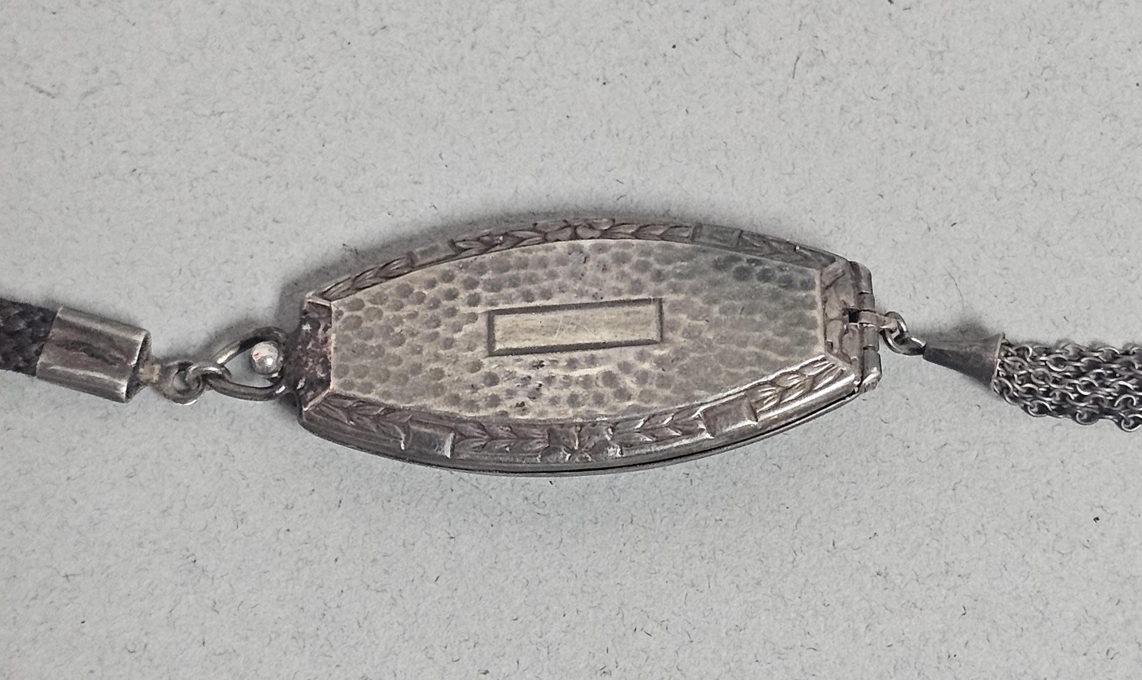 Art Deco Sterling Medical Locket 8.1 Grams