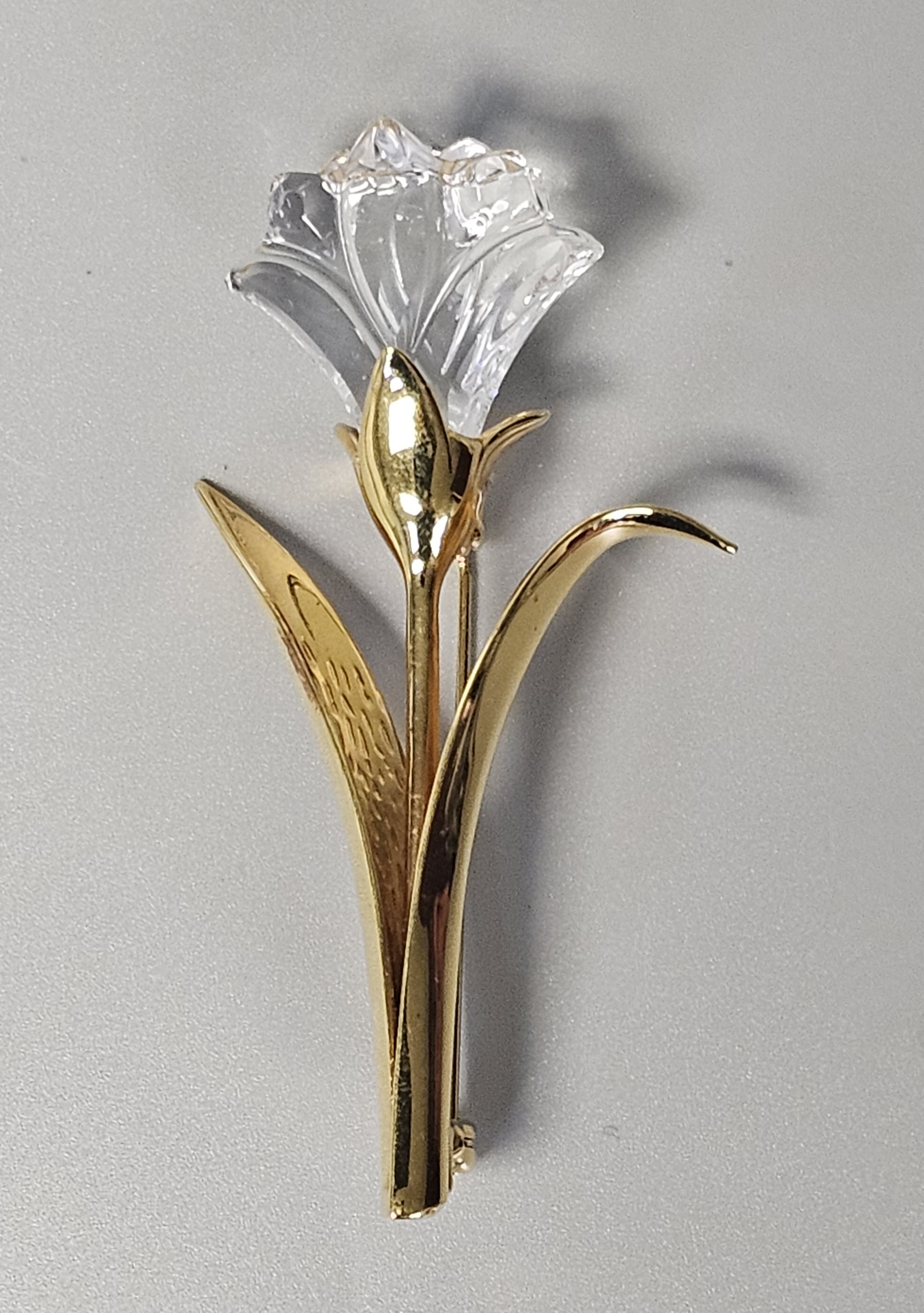 Swarovski Crystal Lily Flower Brooch
