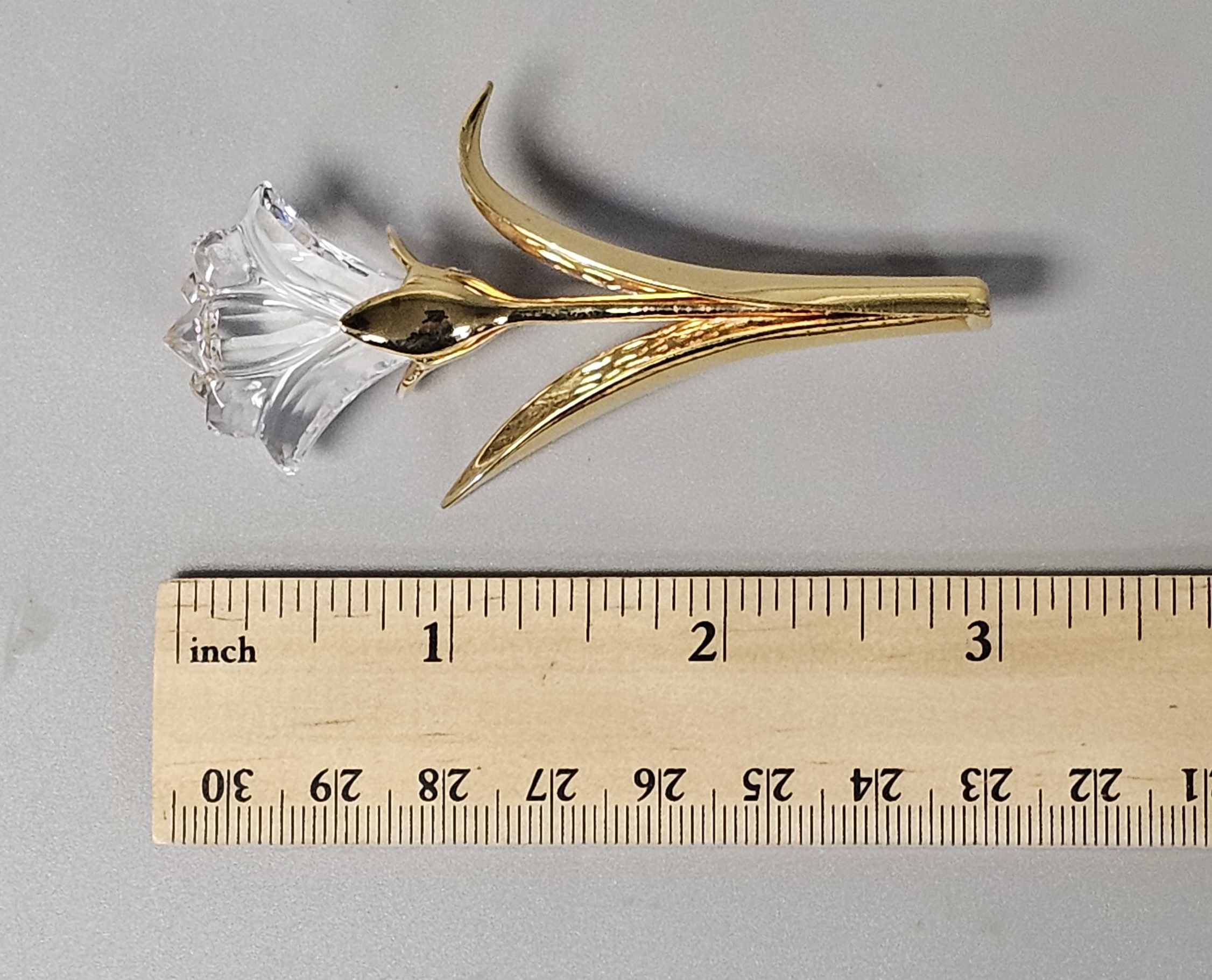 Swarovski Crystal Lily Flower Brooch