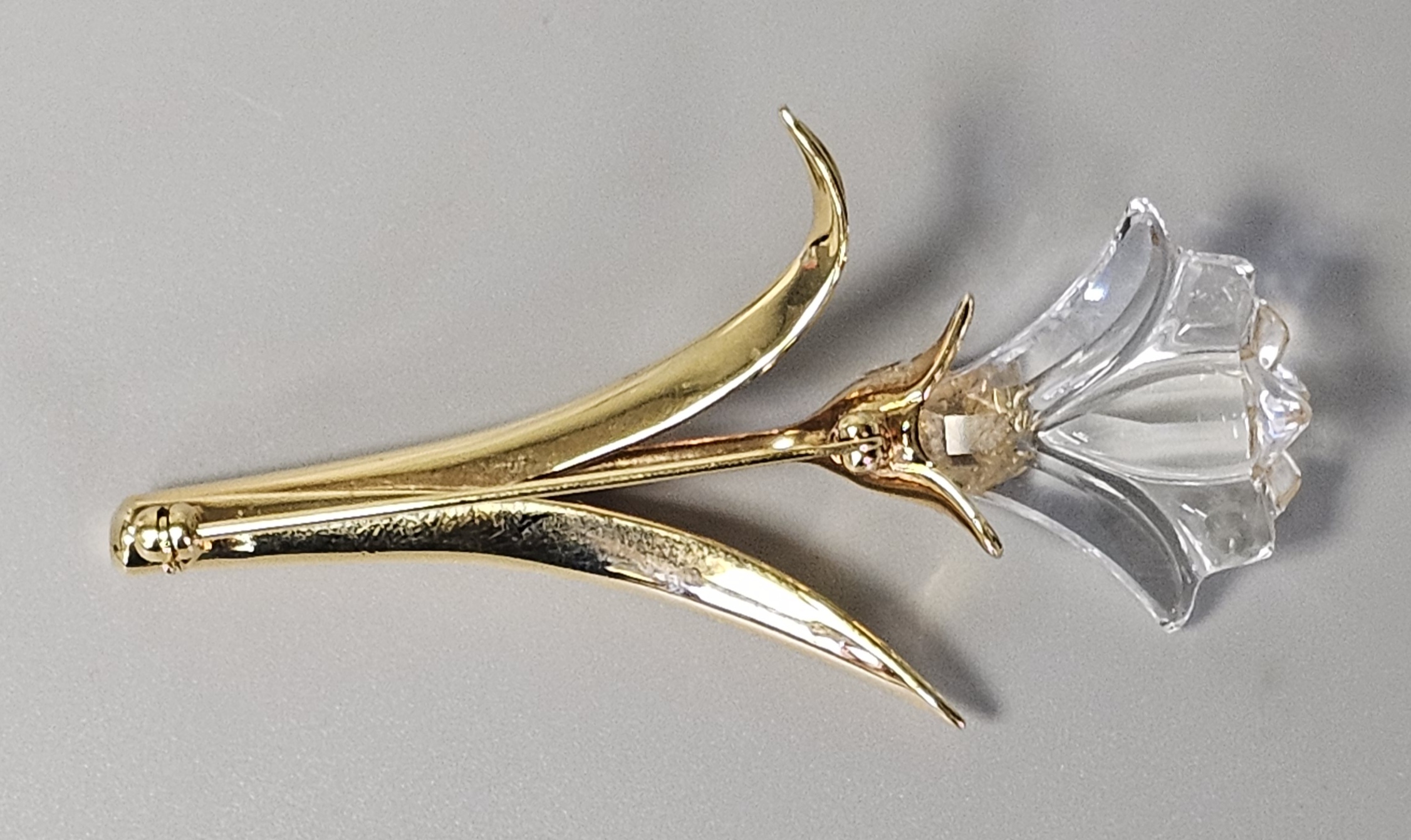 Swarovski Crystal Lily Flower Brooch
