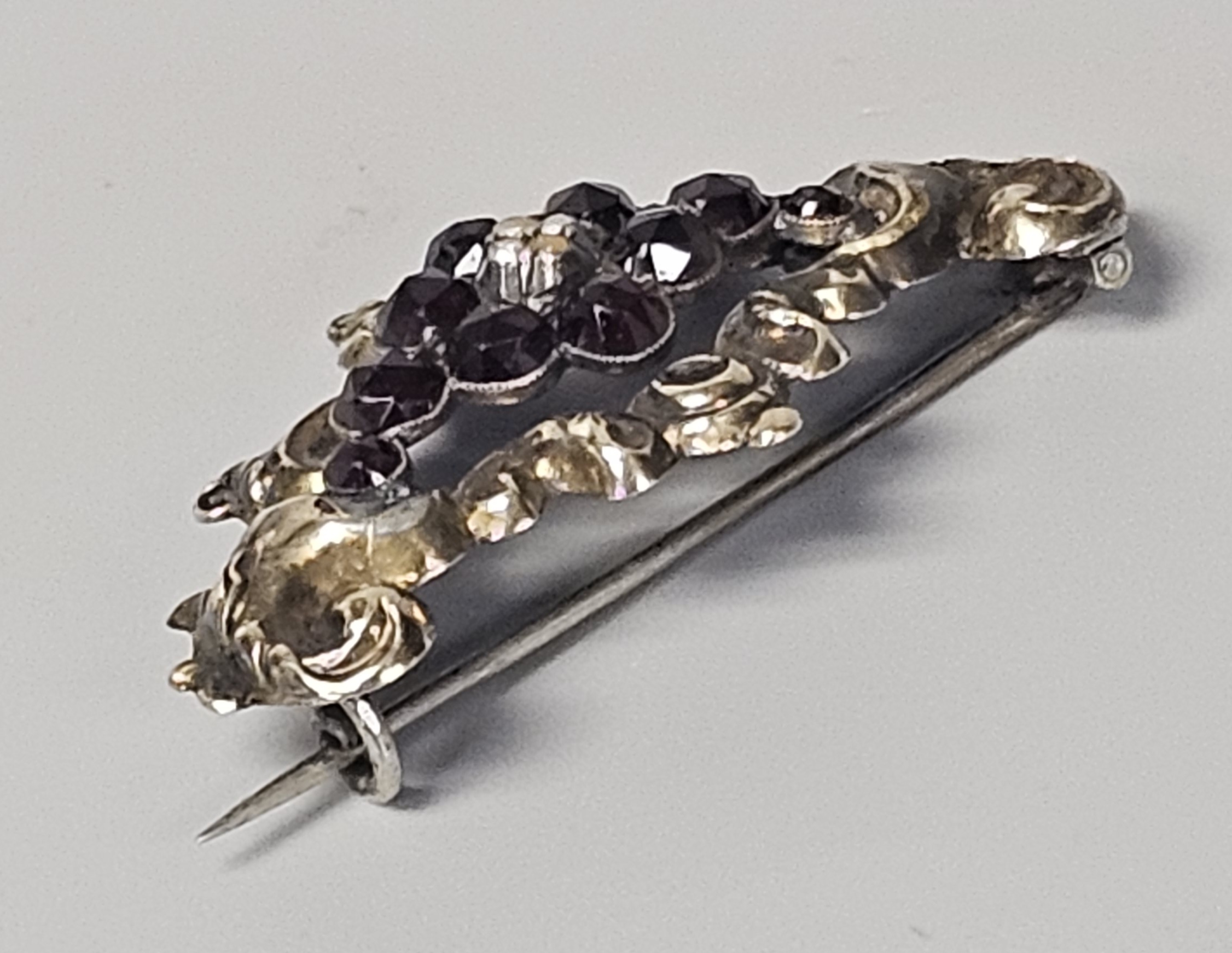 Bohemian Garnet and Pearl Pendant-Brooch
