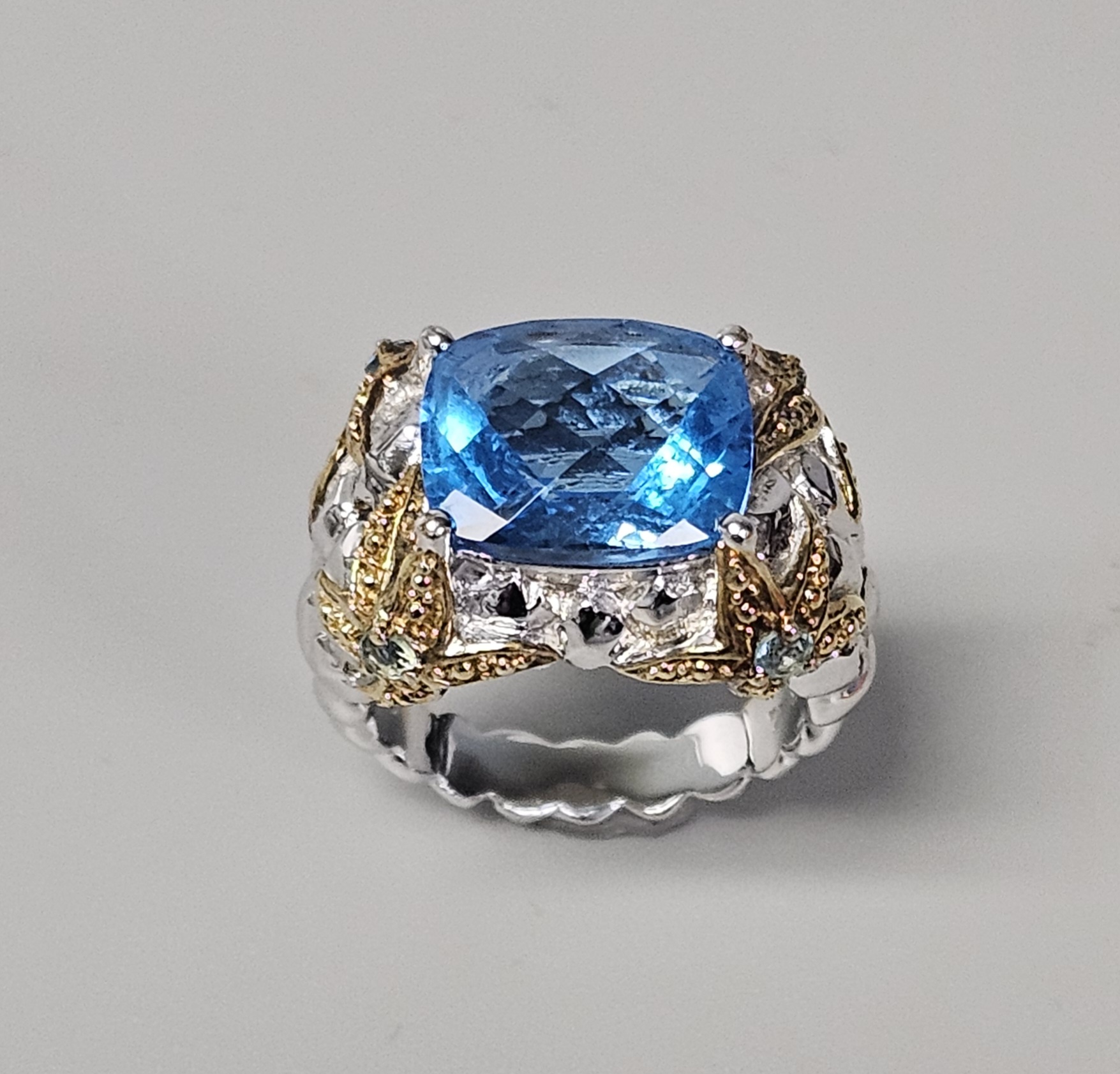 Sterling Silver Nautical Starfish Cocktail Ring