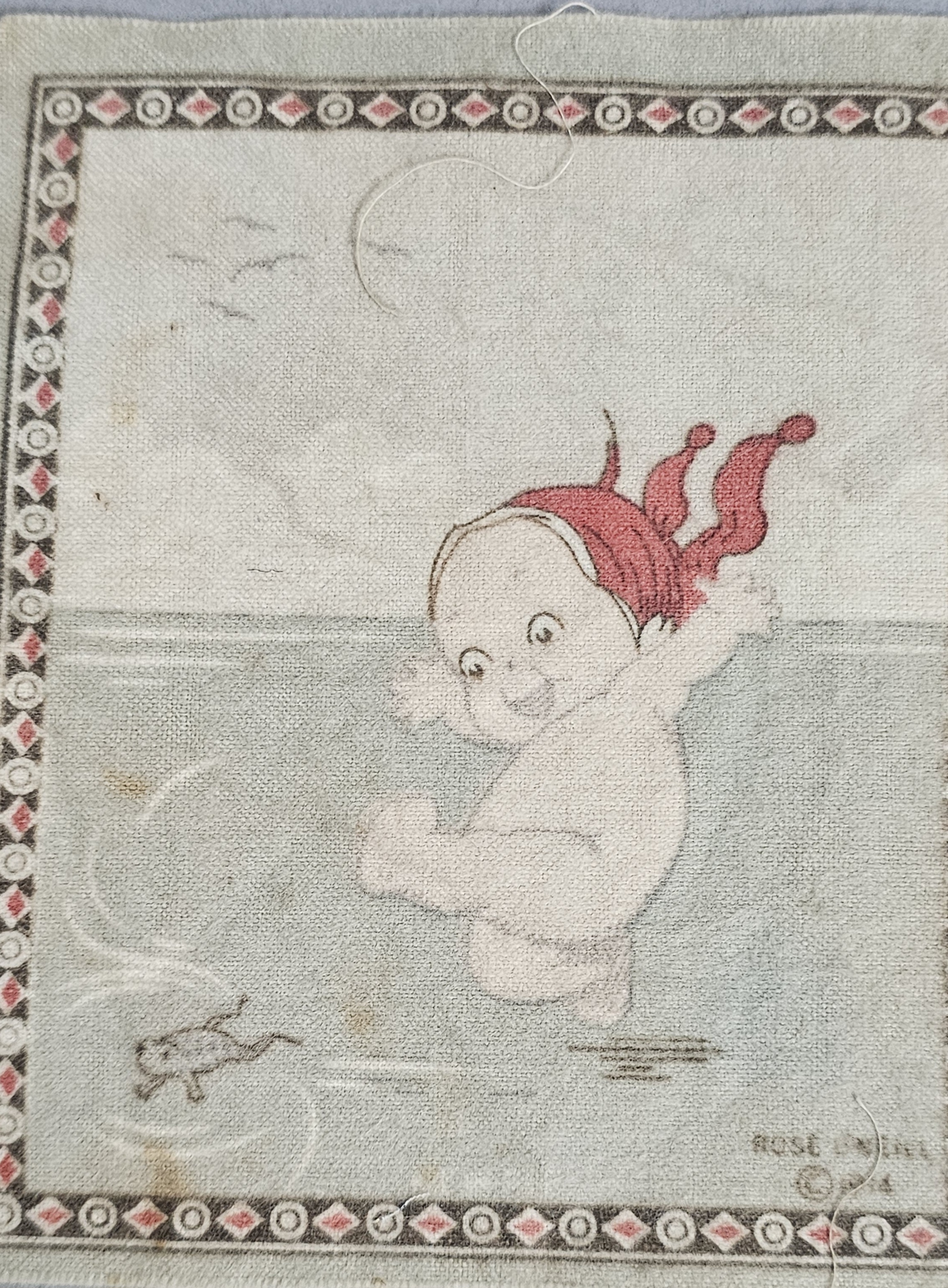 Three Rose O'Neill Kewpie Tobacco Flannels