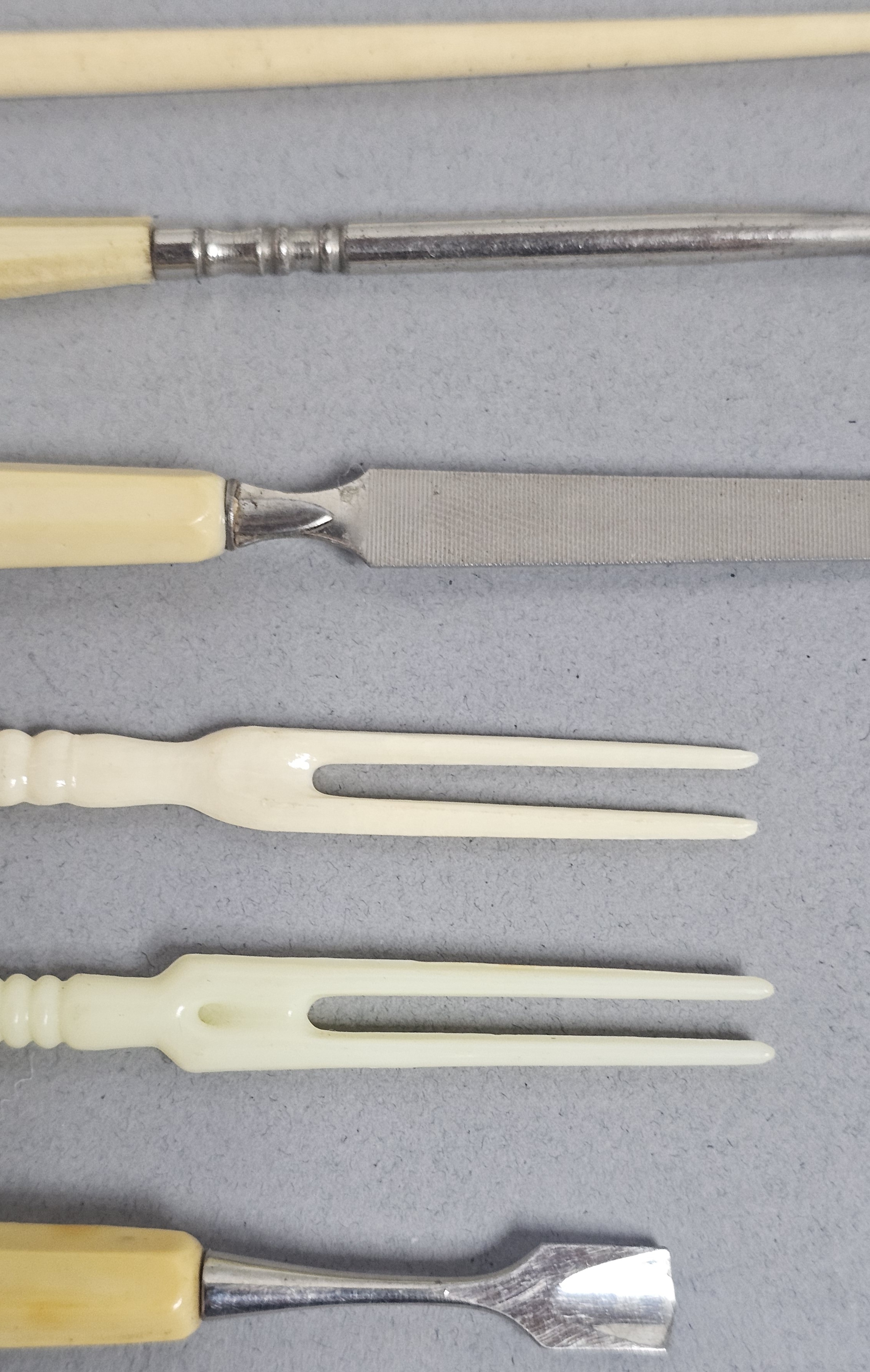 An Assortment of Antique Bone Tools