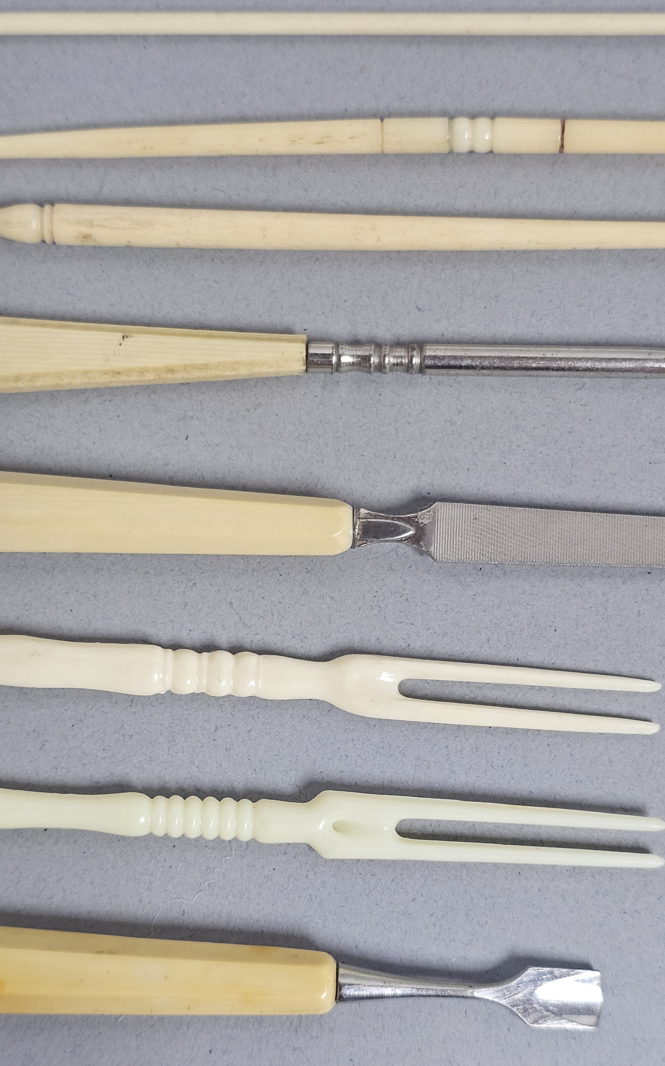 An Assortment of Antique Bone Tools
