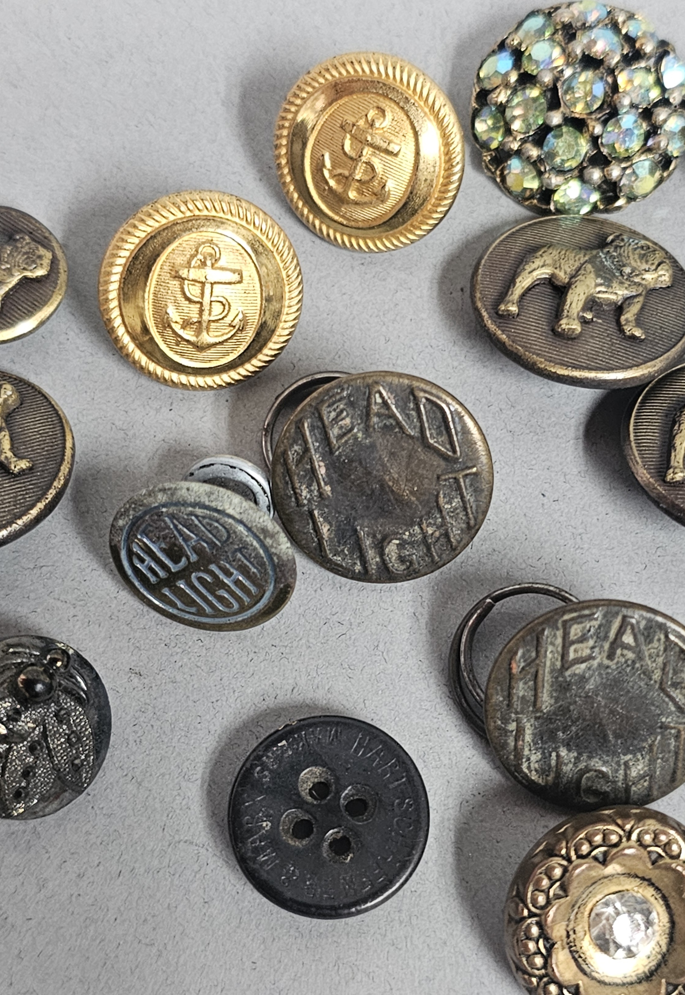 Assorted Vintage and Antique Collectible Buttons