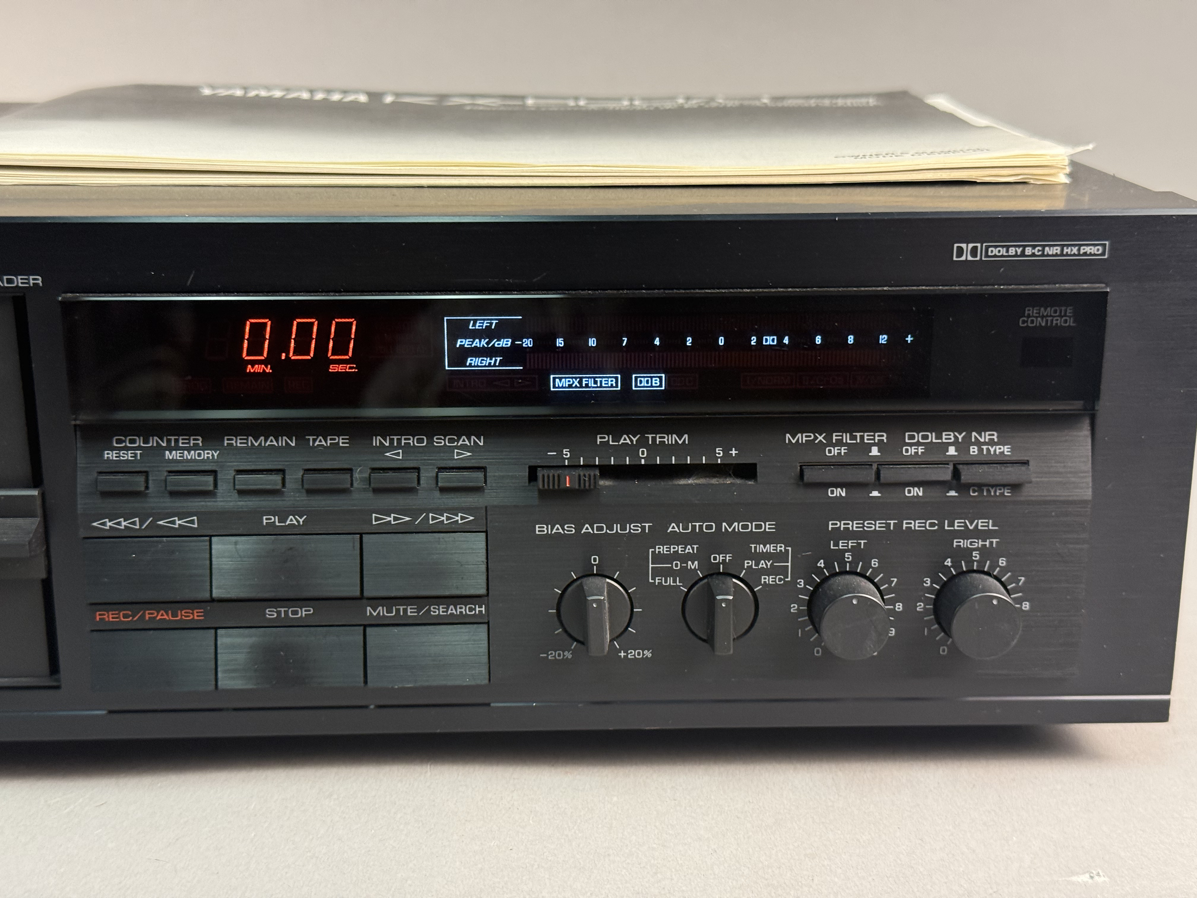 Yamaha KX-500U Stereo Cassette Deck