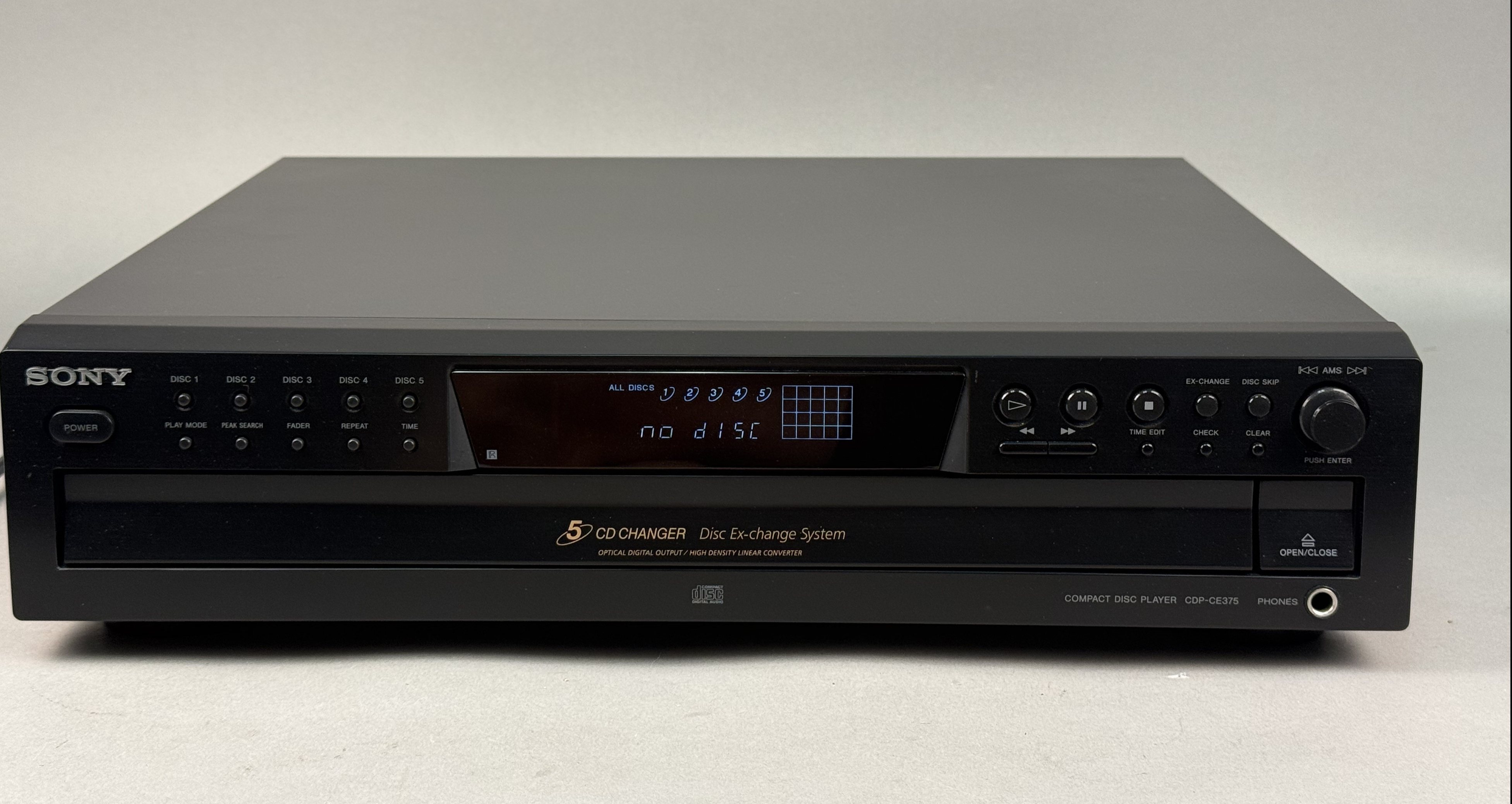 Sony CDP-CE375 5-Disc CD Changer