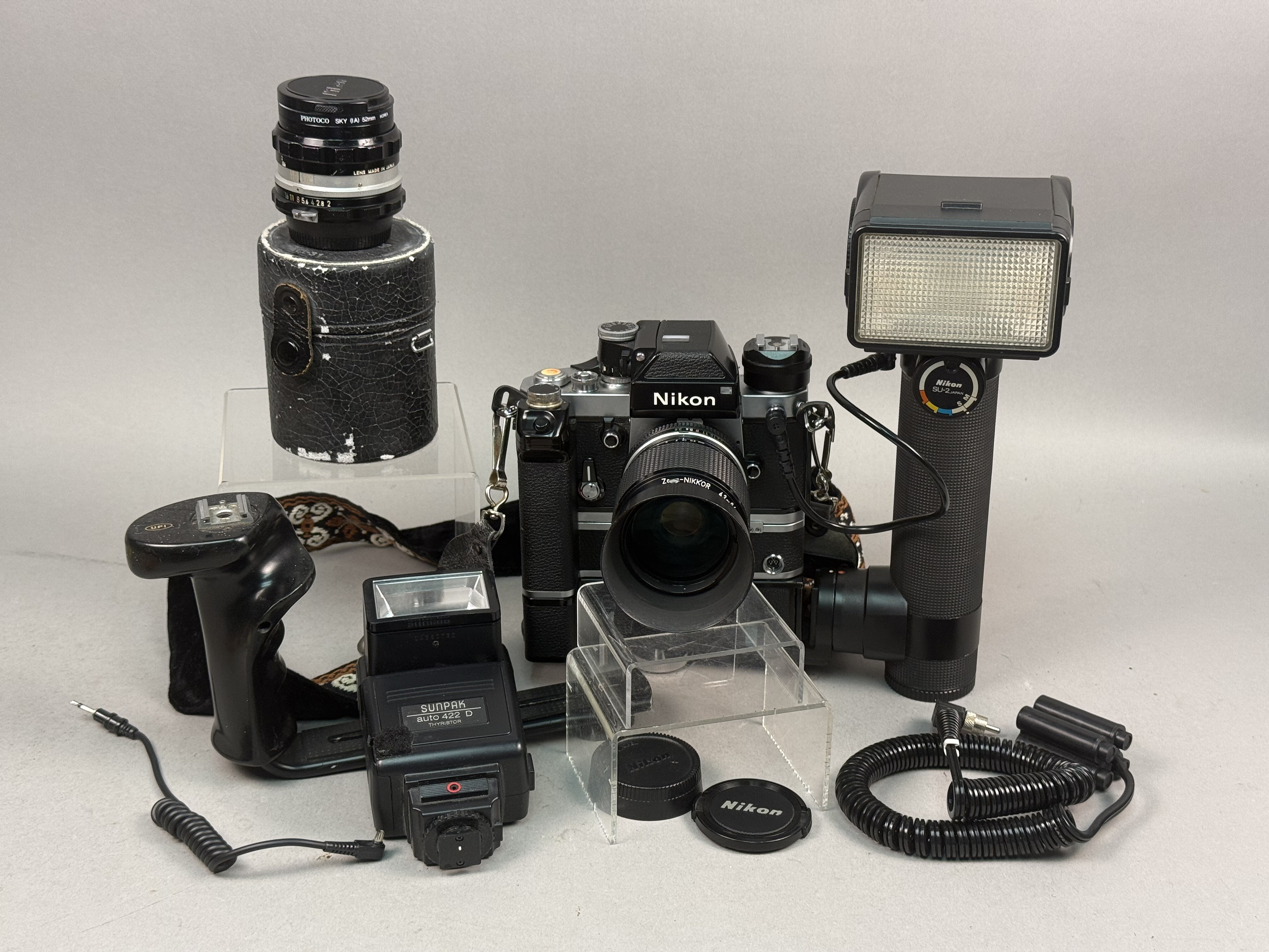 Nikon F2 Photomic Camera with Accessories