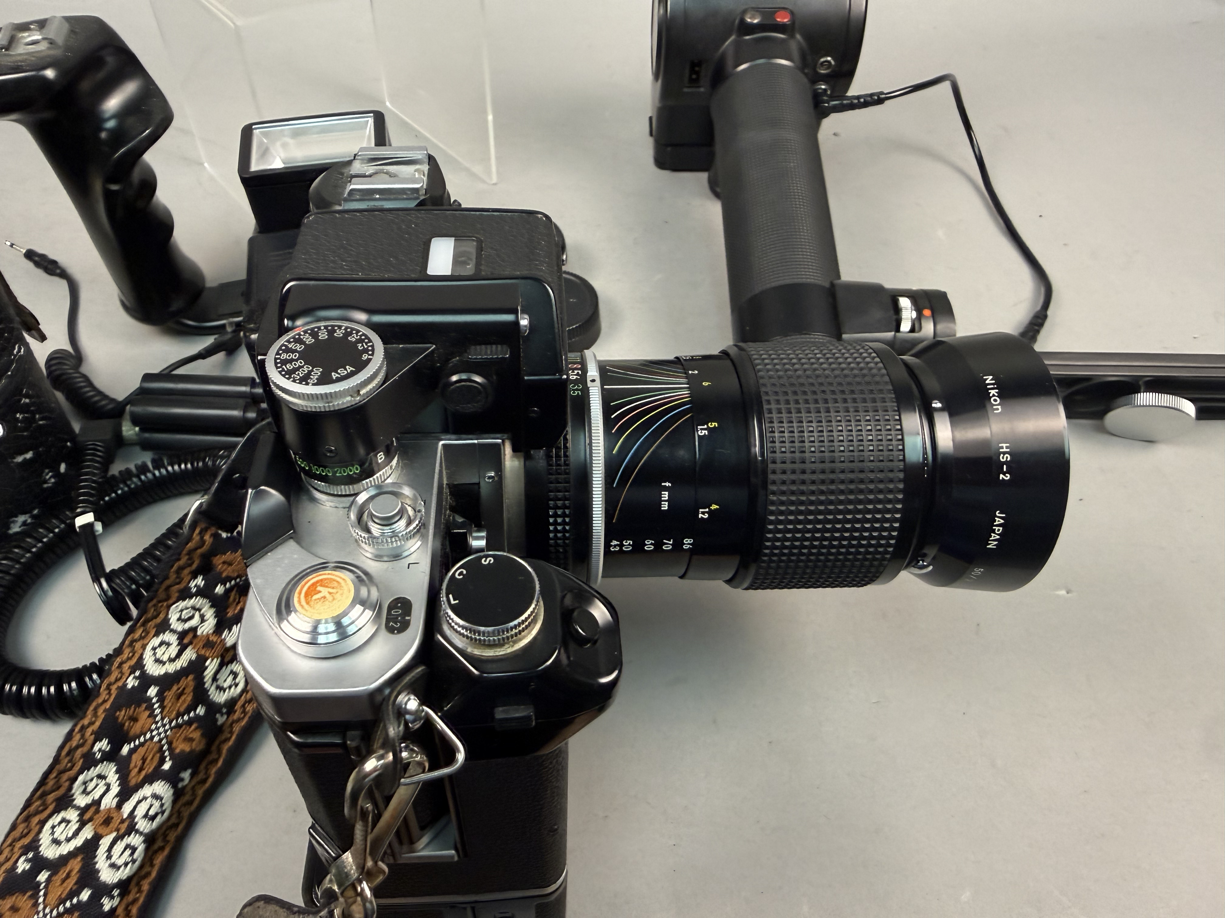 Nikon F2 Photomic Camera with Accessories