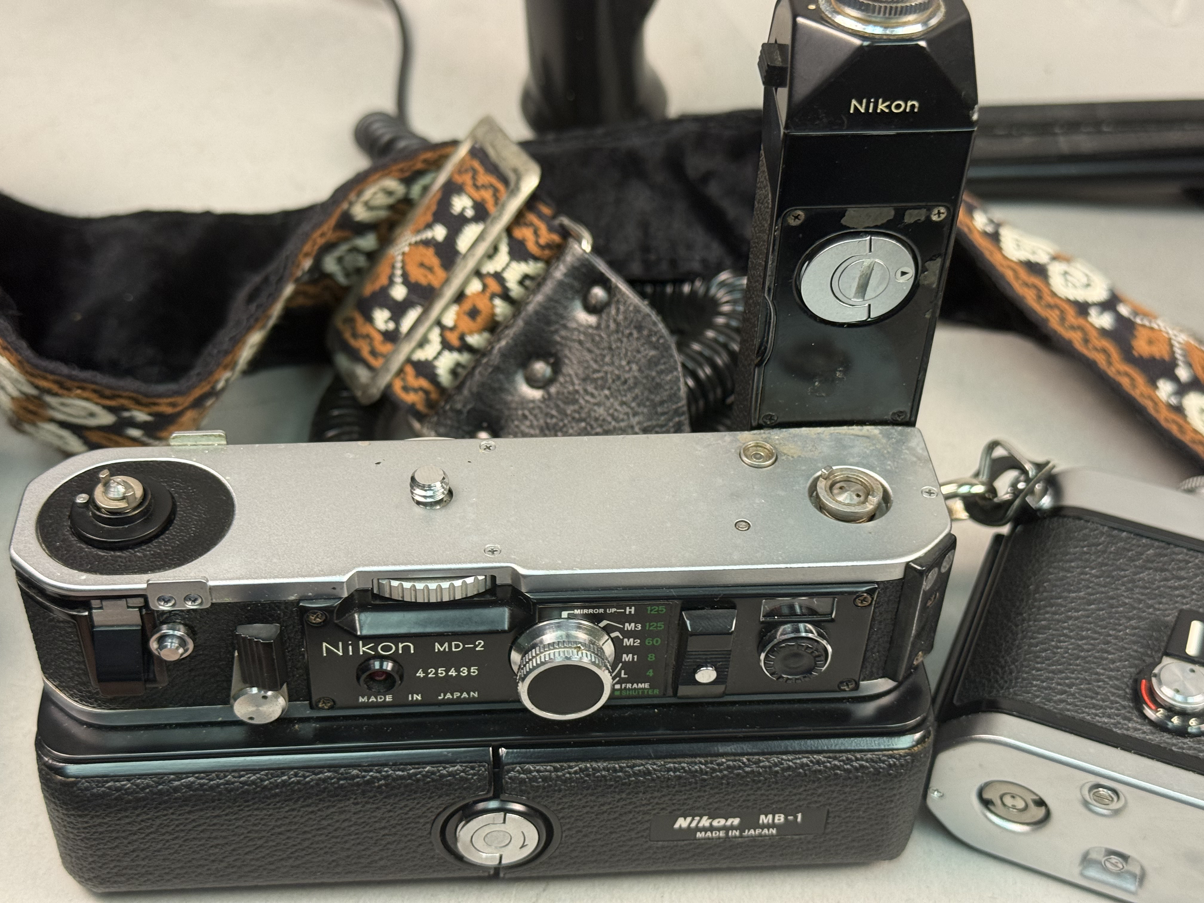 Nikon F2 Photomic Camera with Accessories