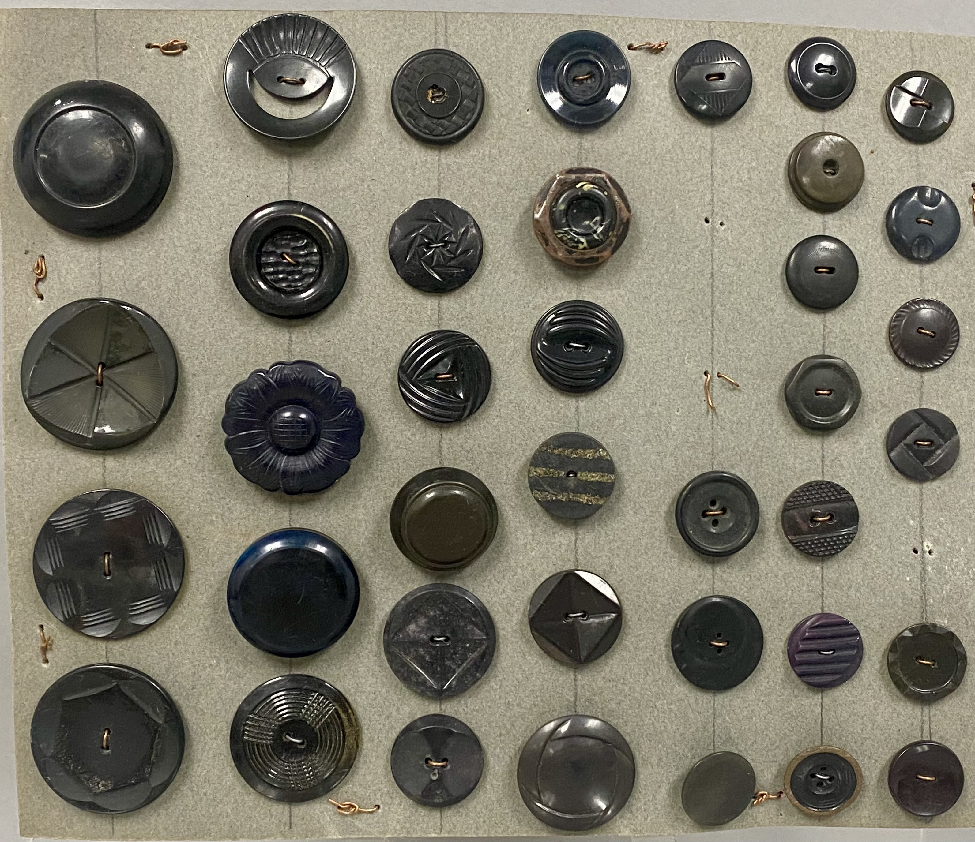 Assortment of Vintage Fashion Buttons