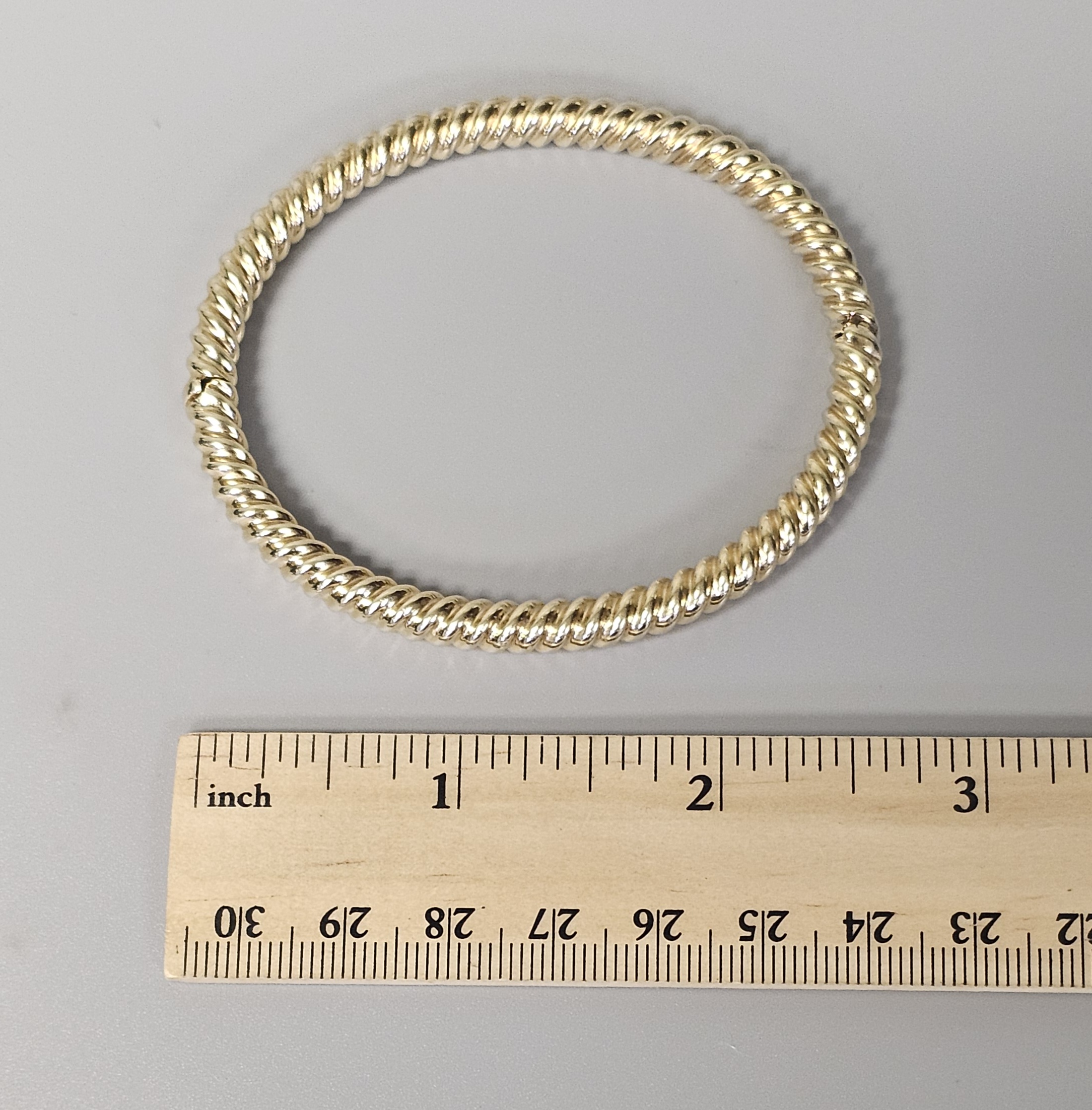 Tiffany & Co. 18K Rope Bangle 18.5 Grams