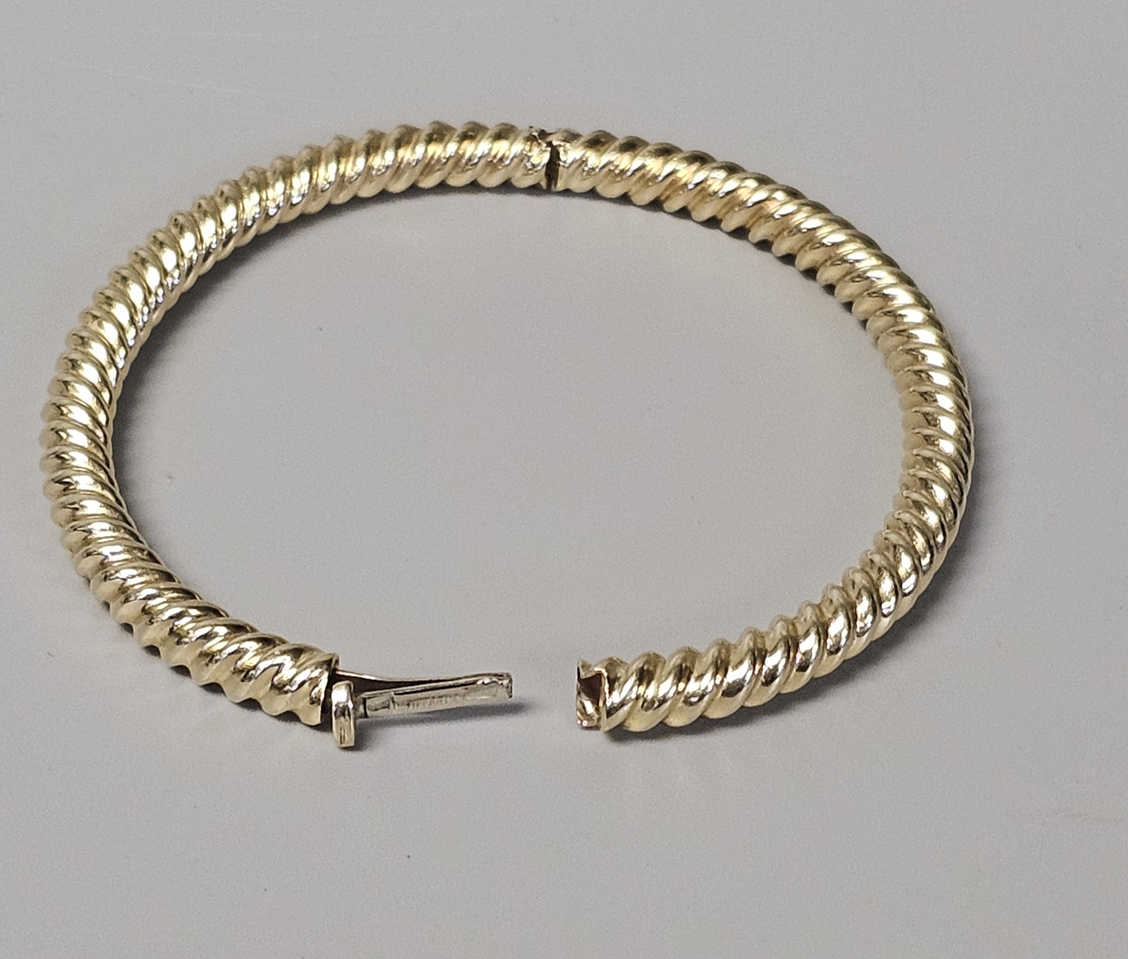 Tiffany & Co. 18K Rope Bangle 18.5 Grams