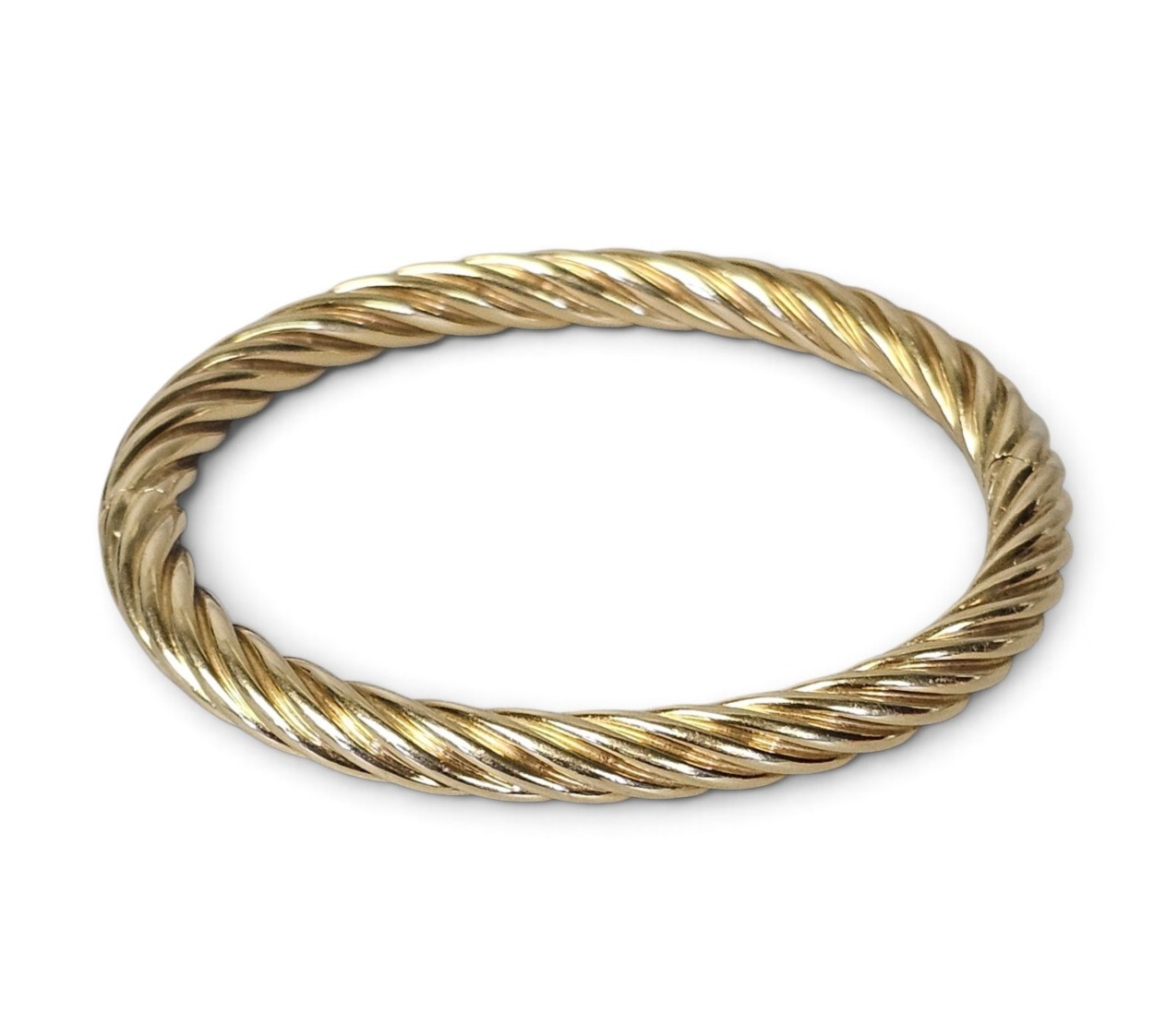 Tiffany & Co. 18K Rope Bangle 23.3 Grams