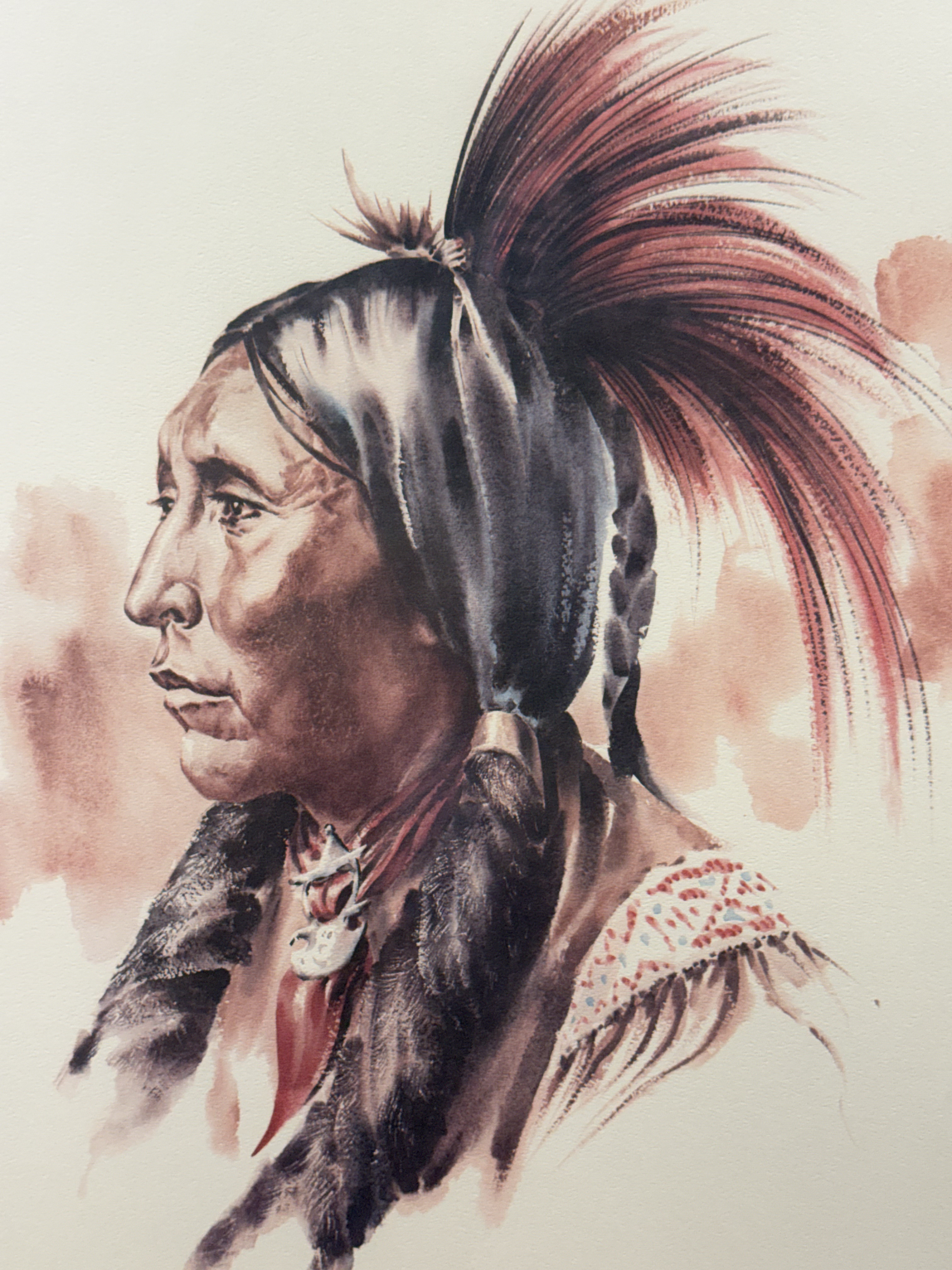 Lyle Tayson Signed Native American Print
