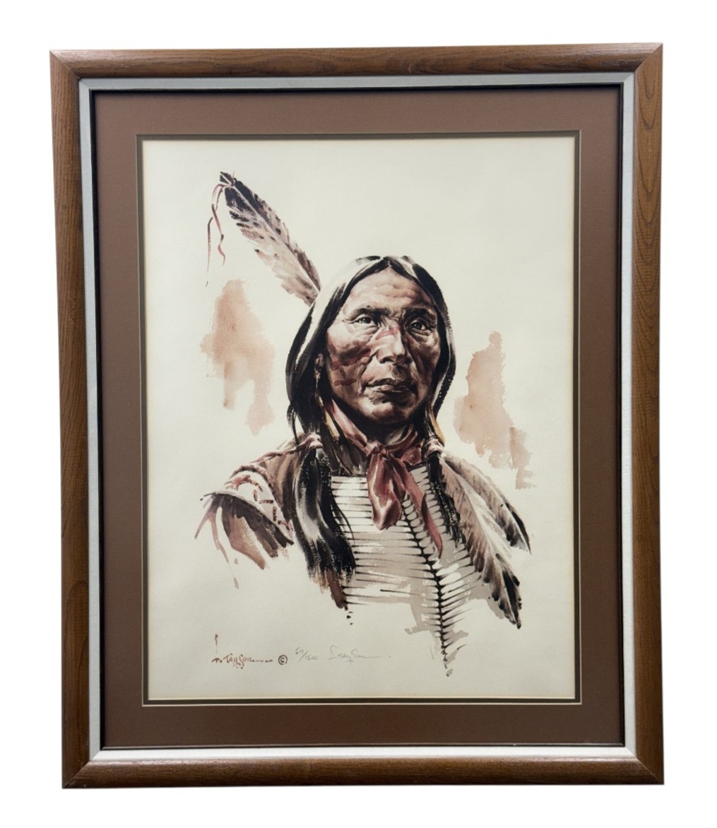 Lyle Tayson Native American Portrait Print