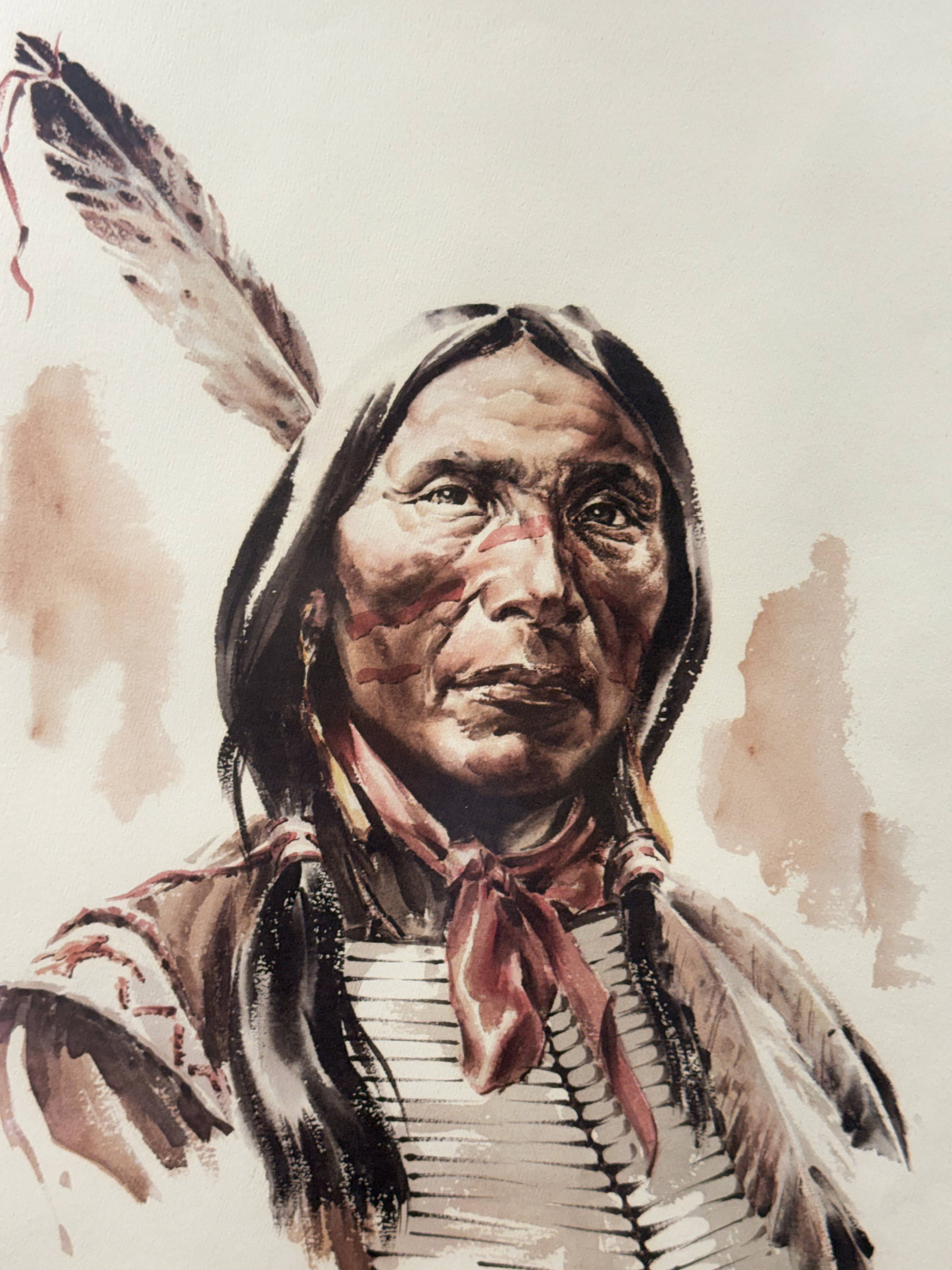 Lyle Tayson Native American Portrait Print