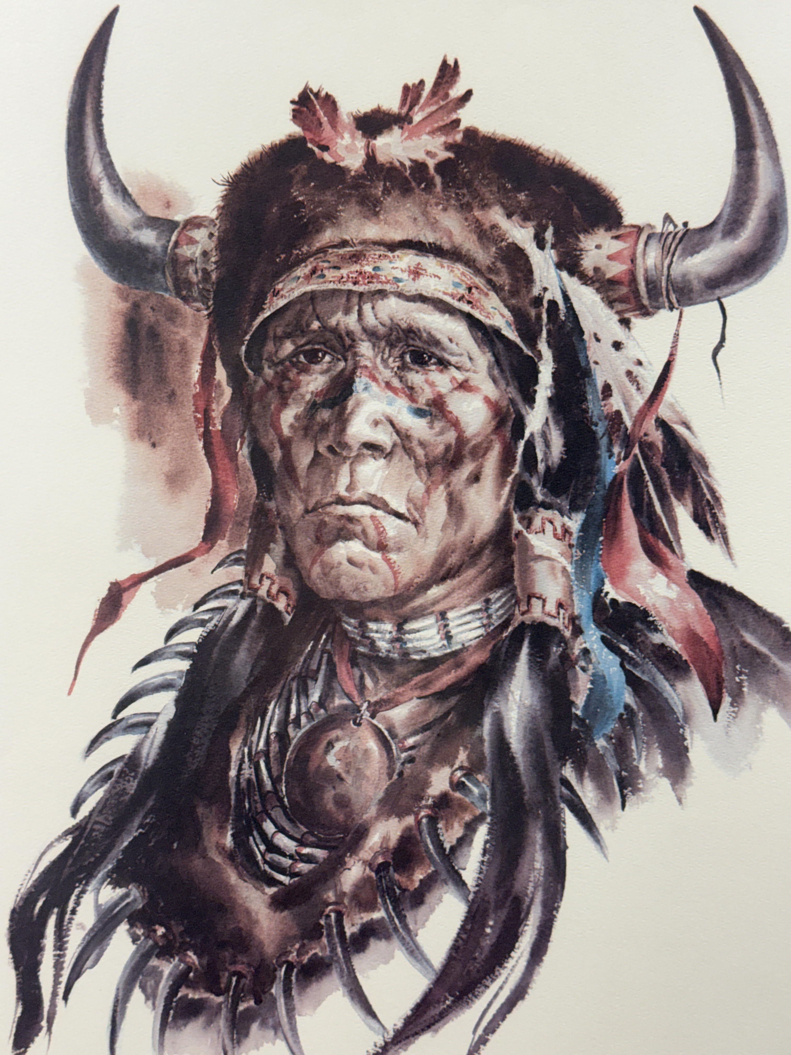 Lyle Tayson Signed Native American Lithograph