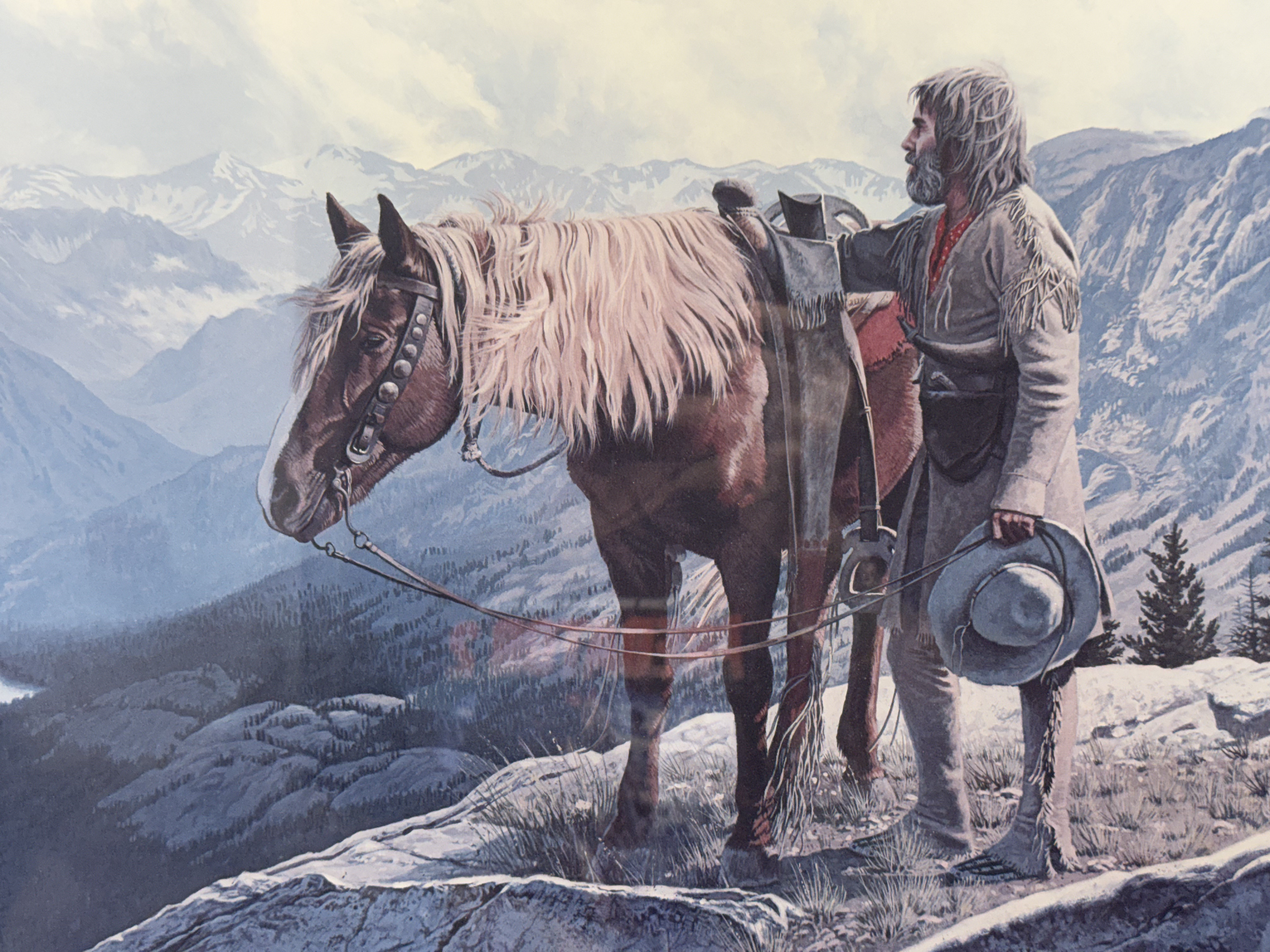David Wright Lure of the Mountains Print