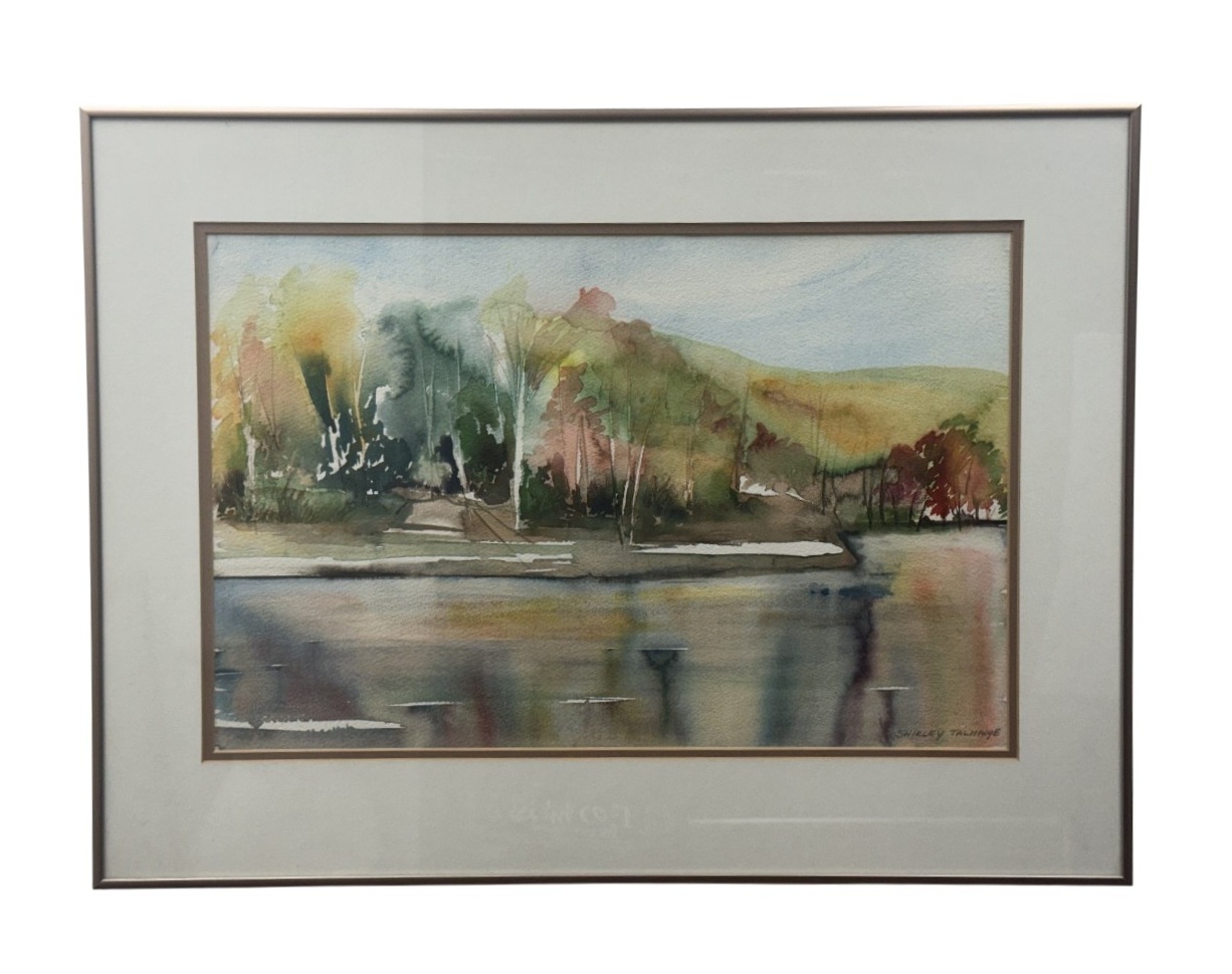 Shirley Talmadge Autumnal Landscape Watercolor