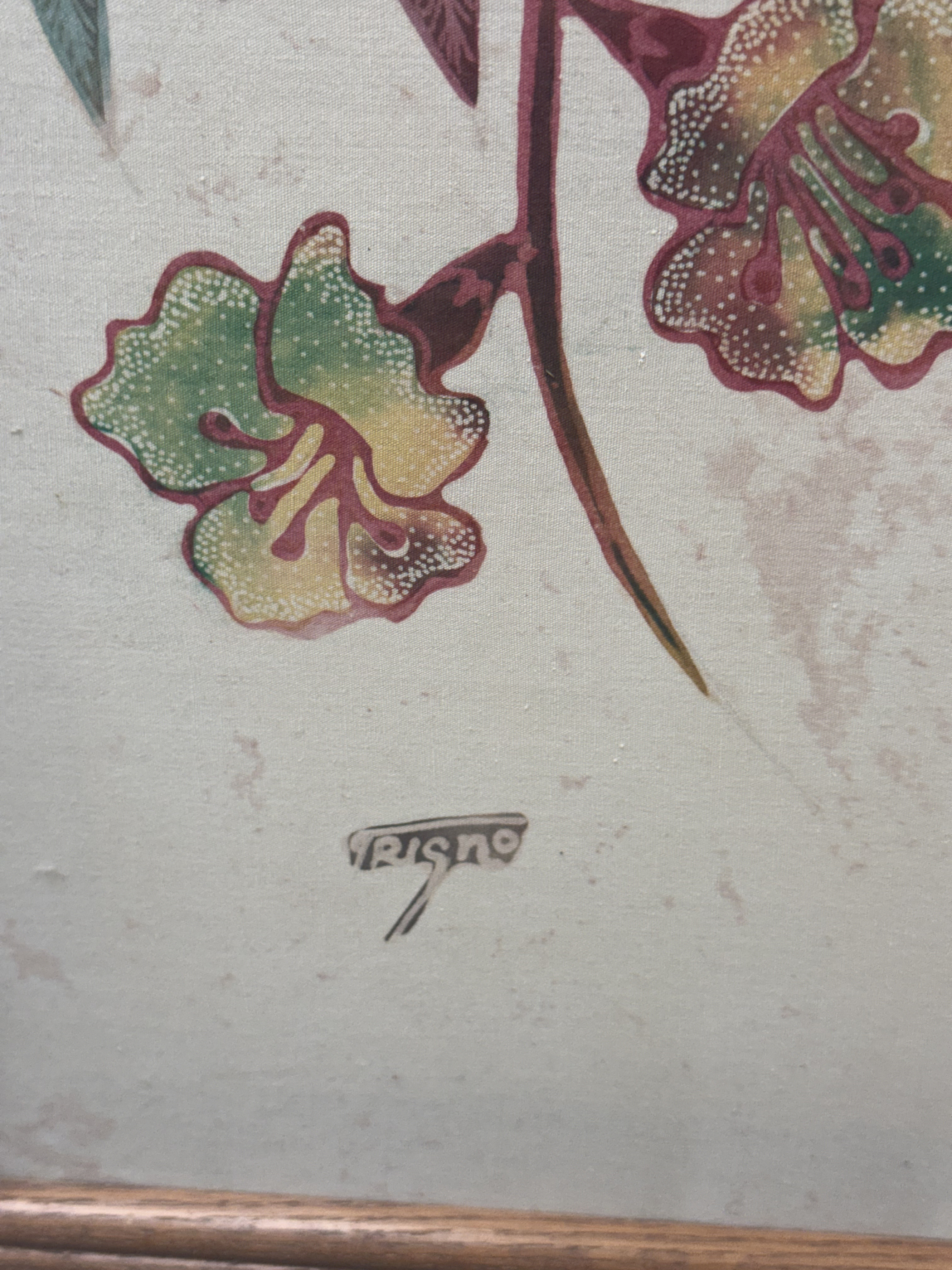 Trisno 'Butterflies and Blossoms' (Signed)