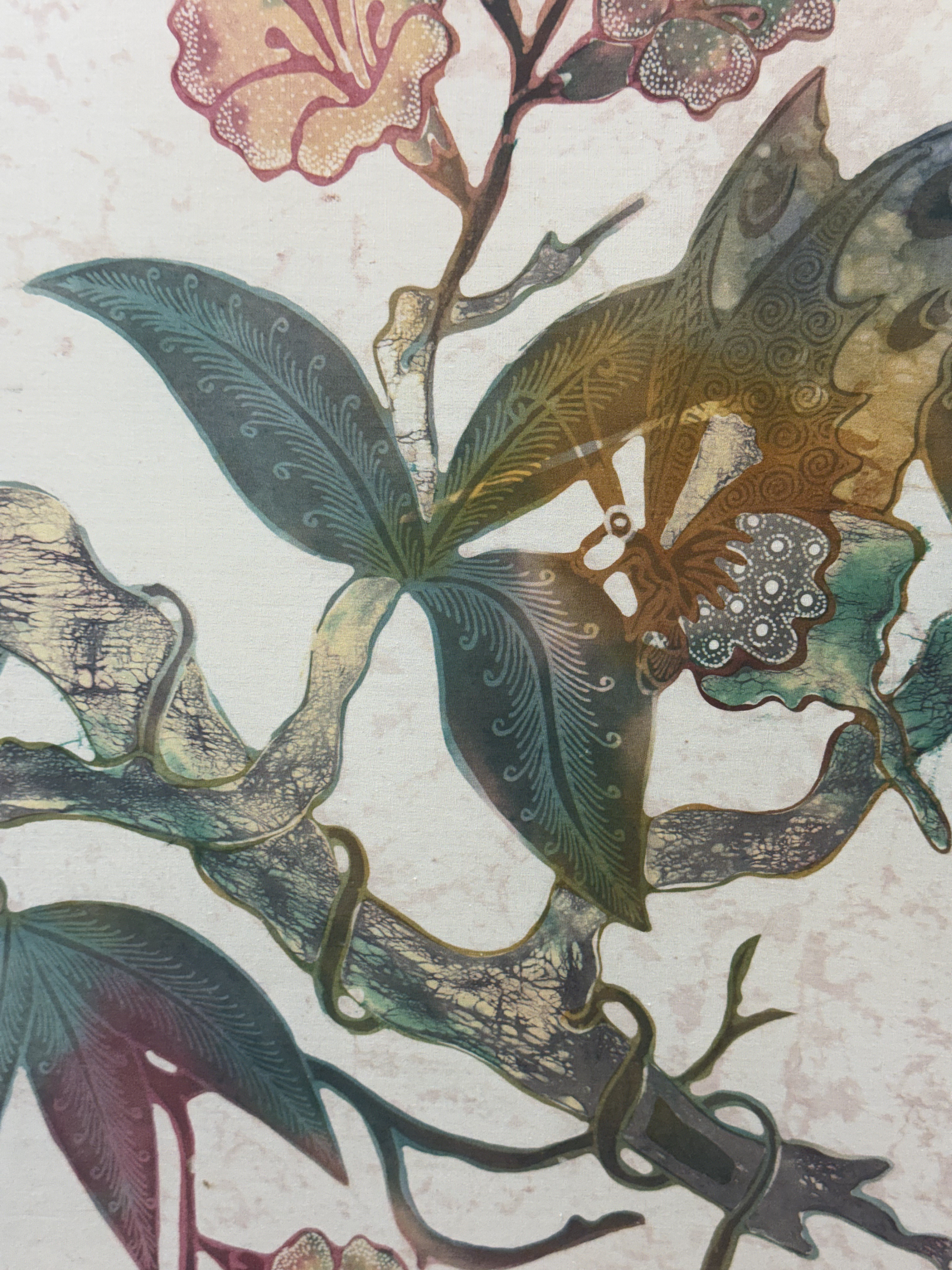 Trisno 'Butterflies and Blossoms' (Signed)