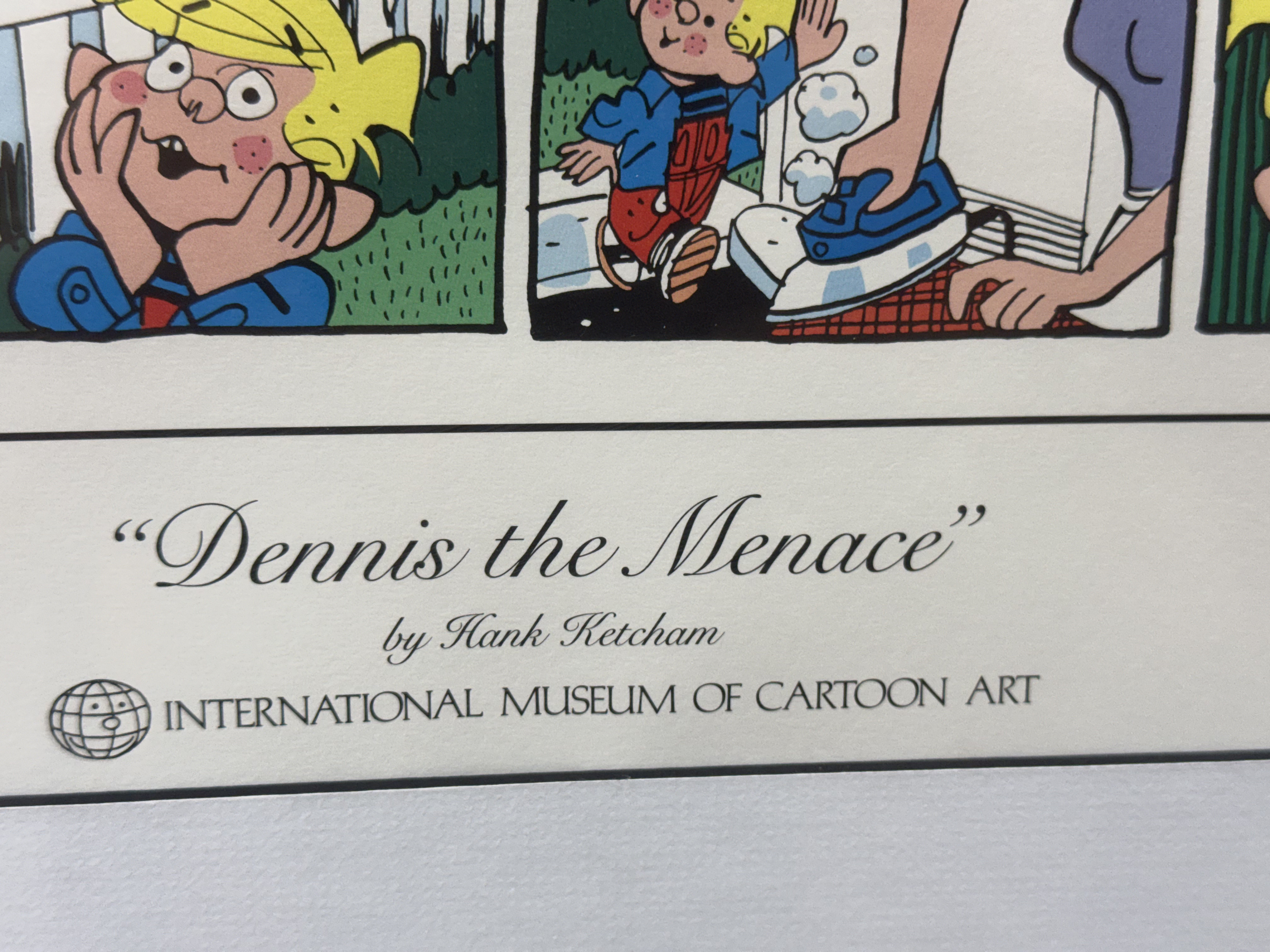 Hank Ketcham Dennis the Menace Lithograph
