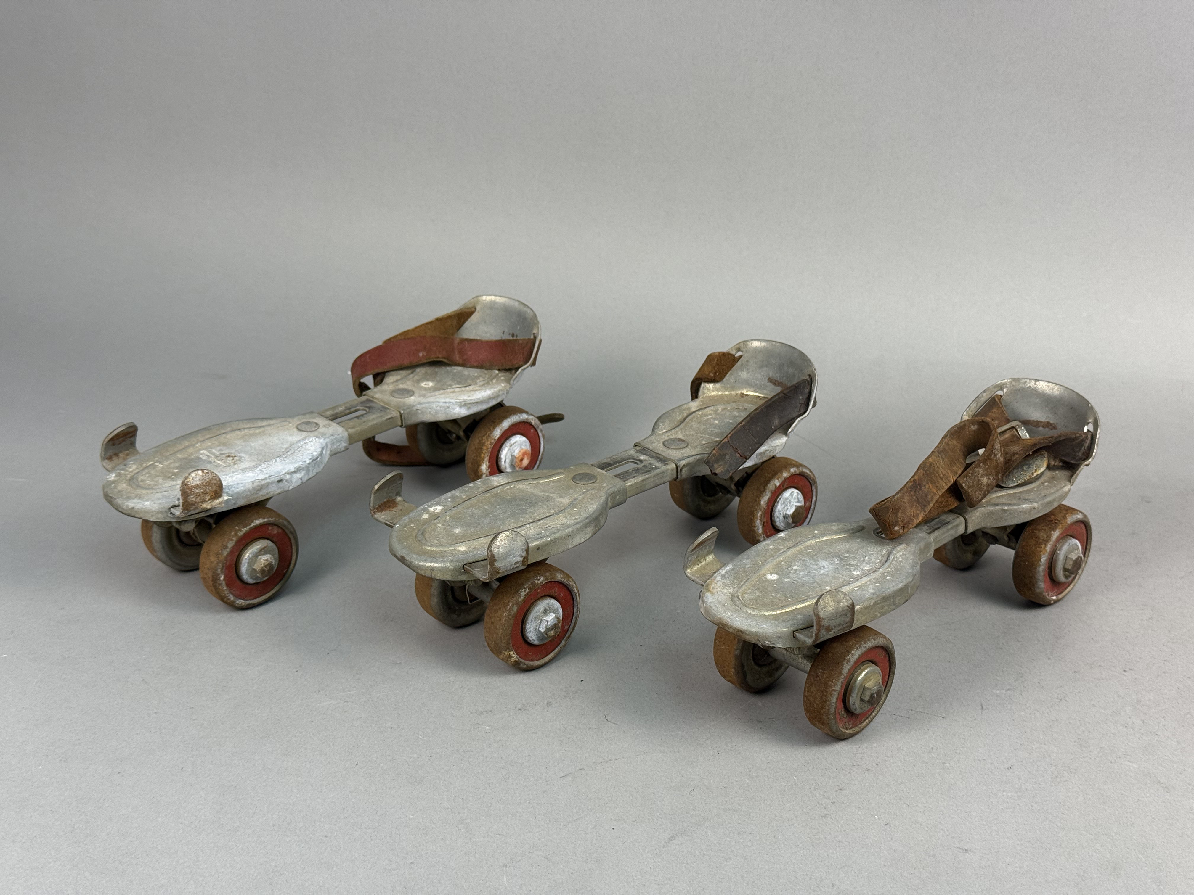 Three Union Hardware Roller Skates