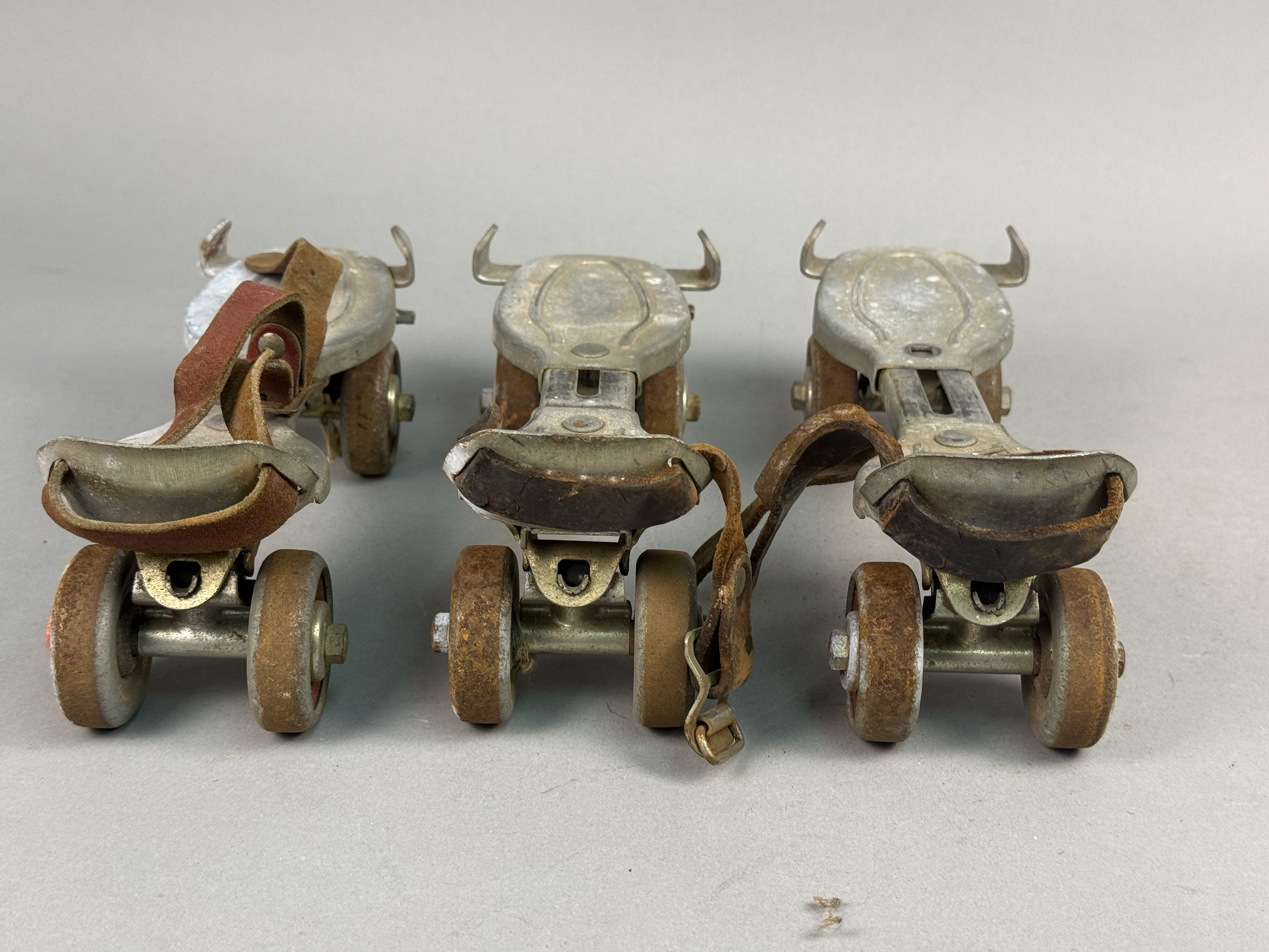 Three Union Hardware Roller Skates