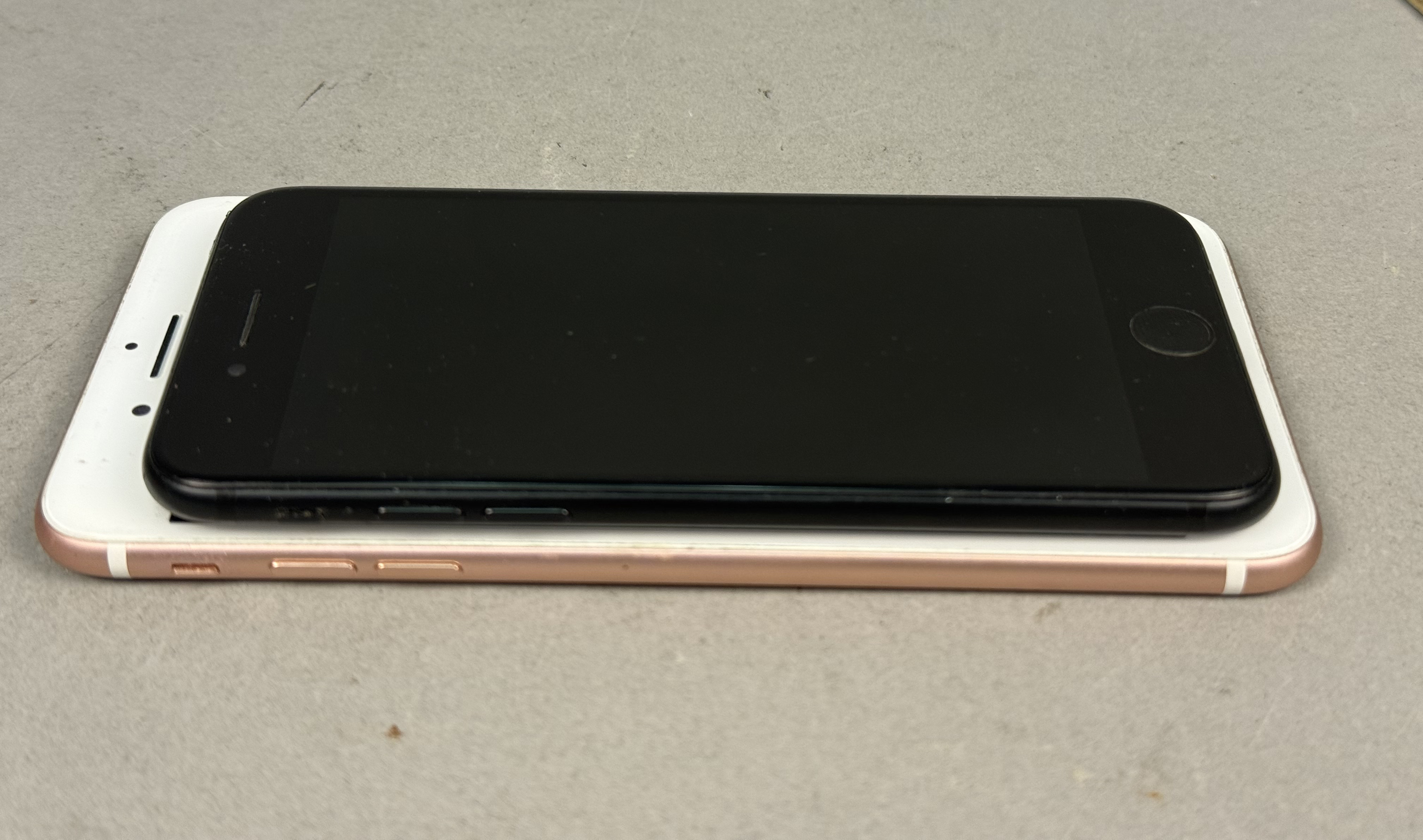 Two Apple iPhone 7 Smartphones