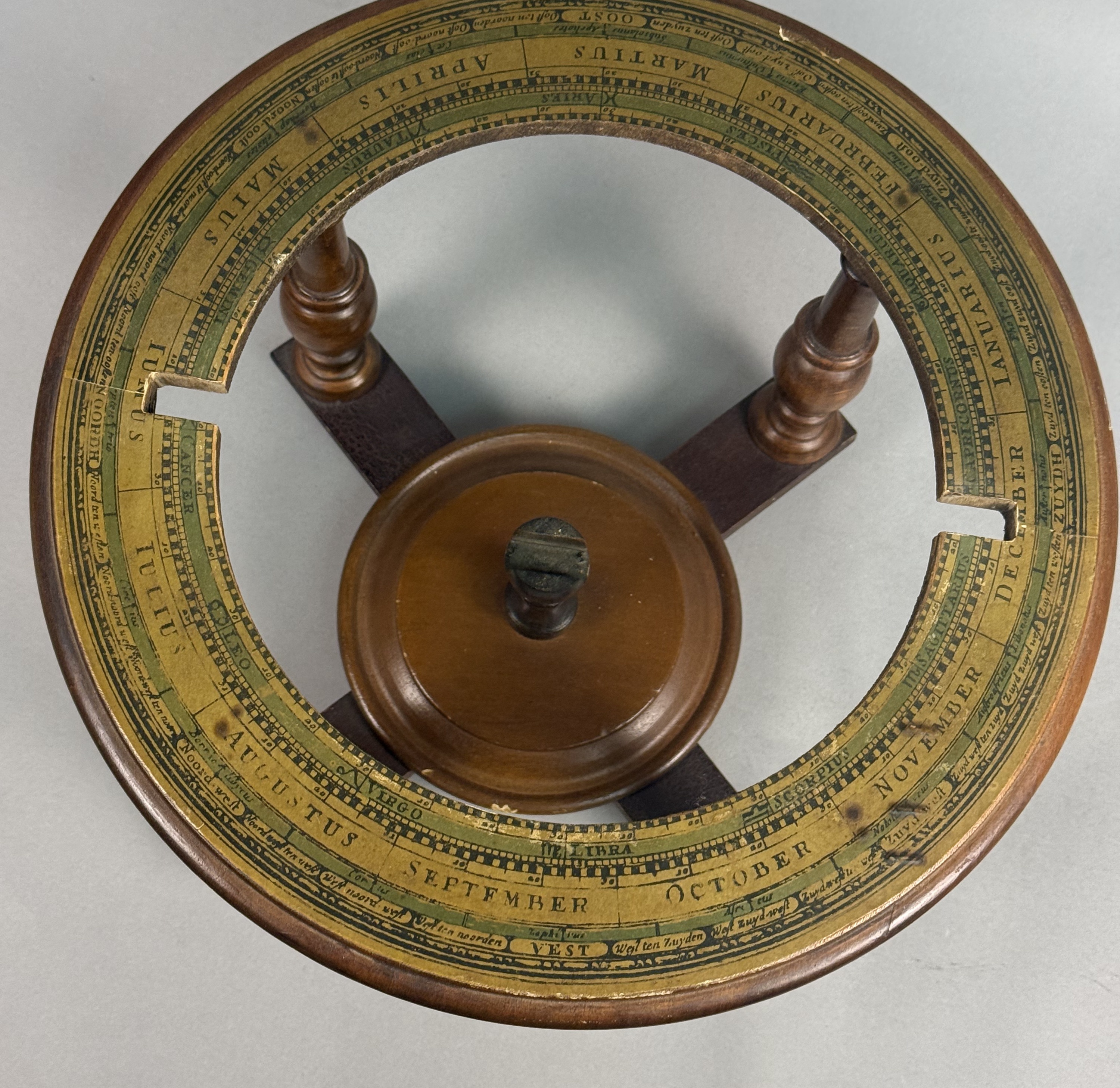 Italian Reproduction Terrestrial Table Globe