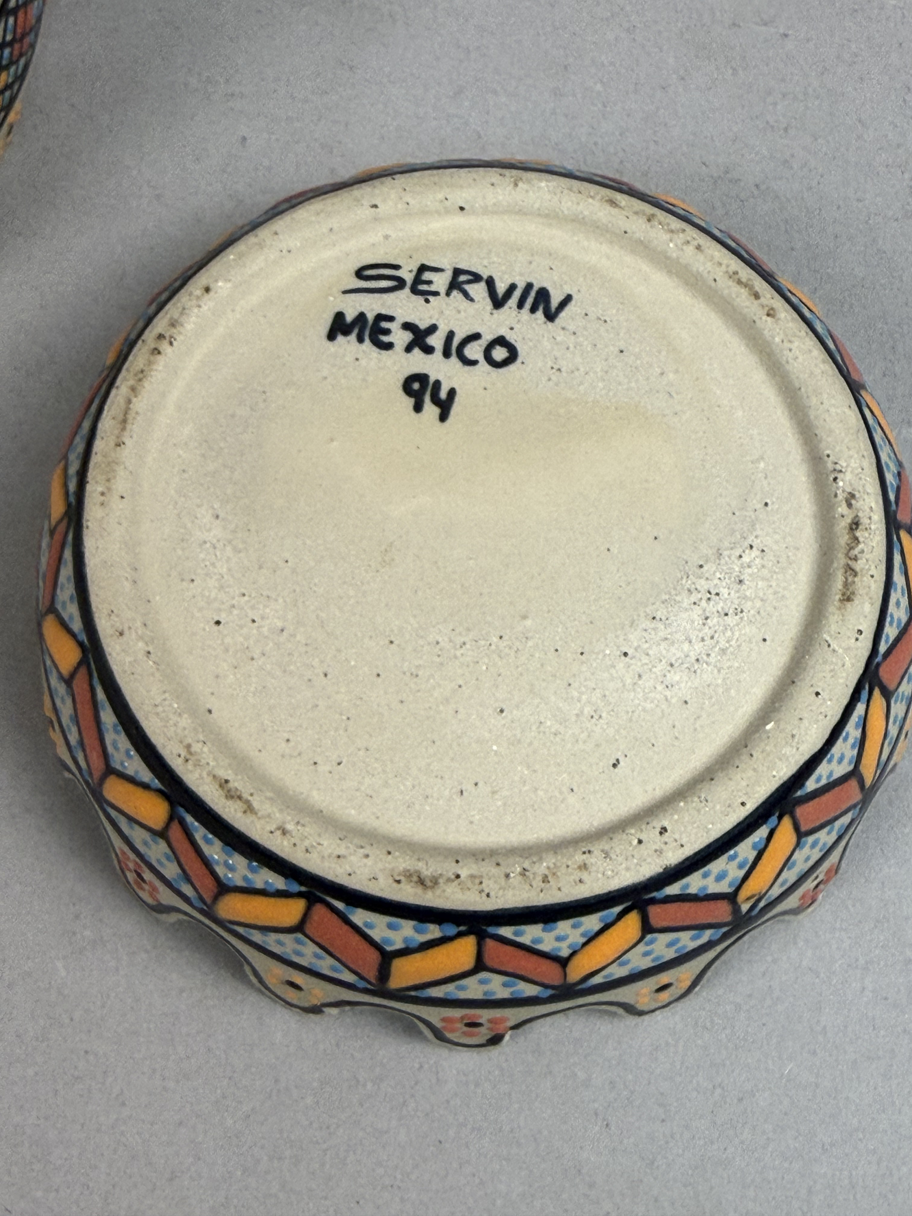 Servin Mexico Reticulated Stoneware Egg