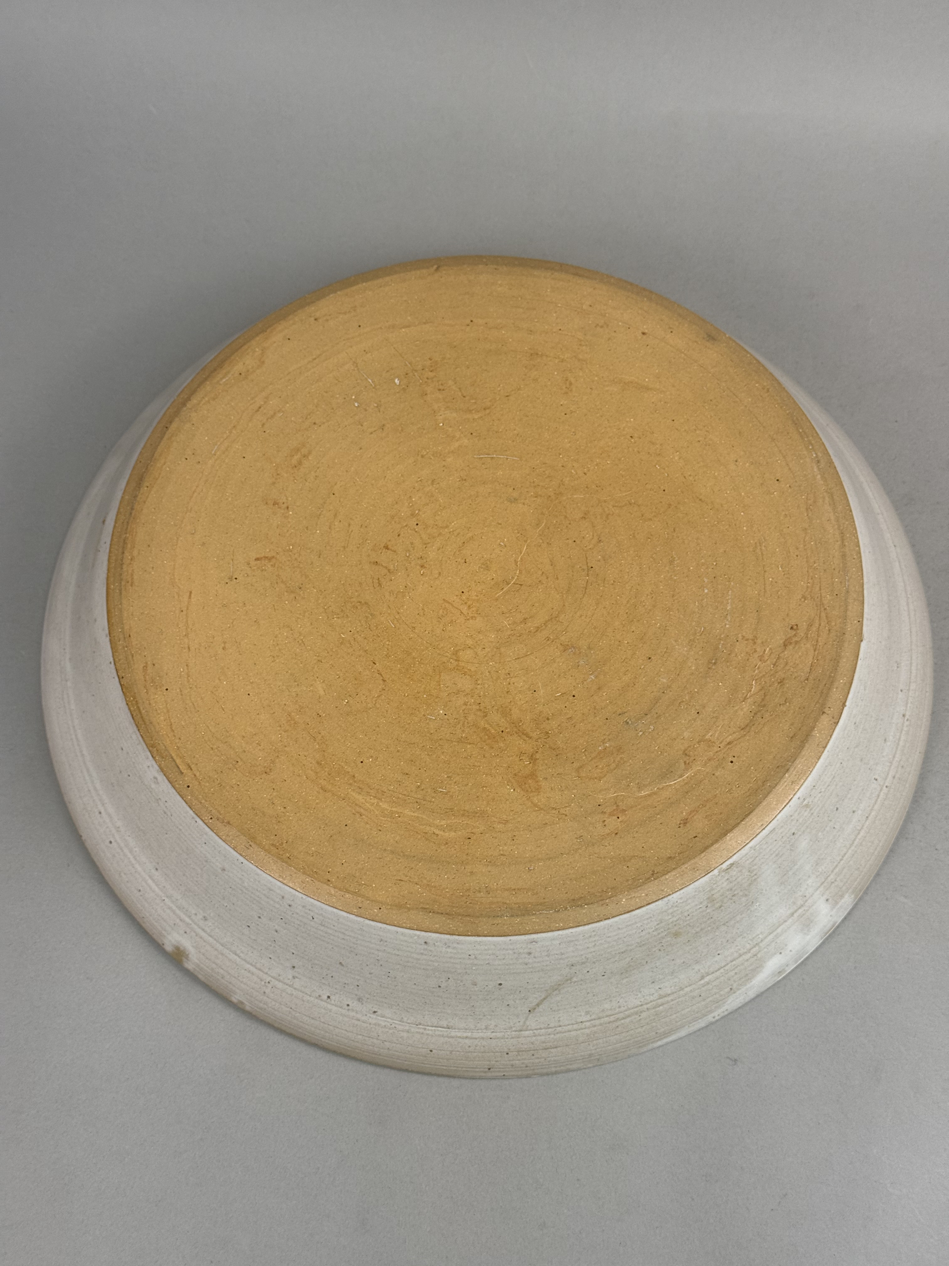 Large Studio Pottery Landscape Charger