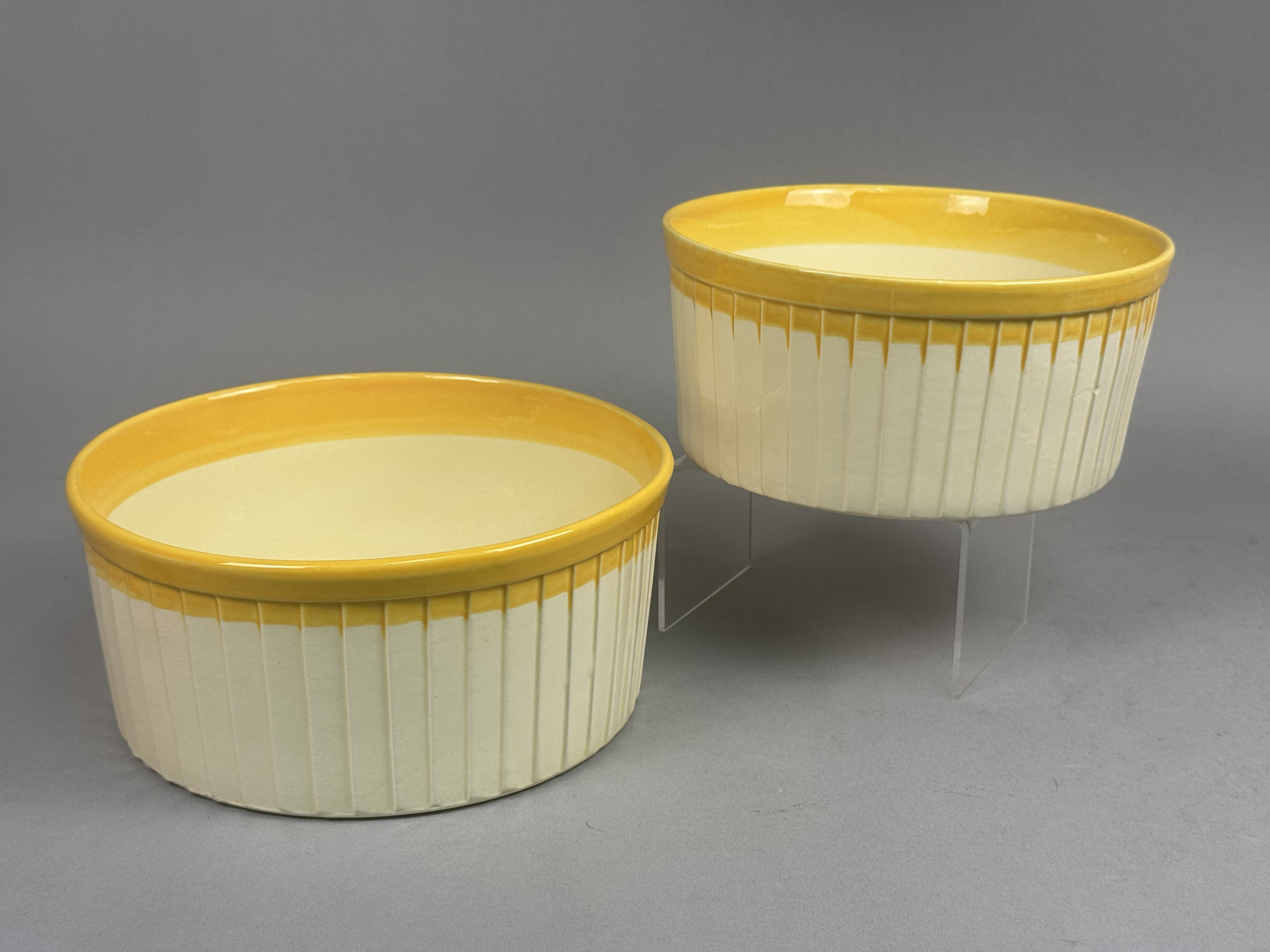 Pair of USA Ceramic Ovenware Bowls