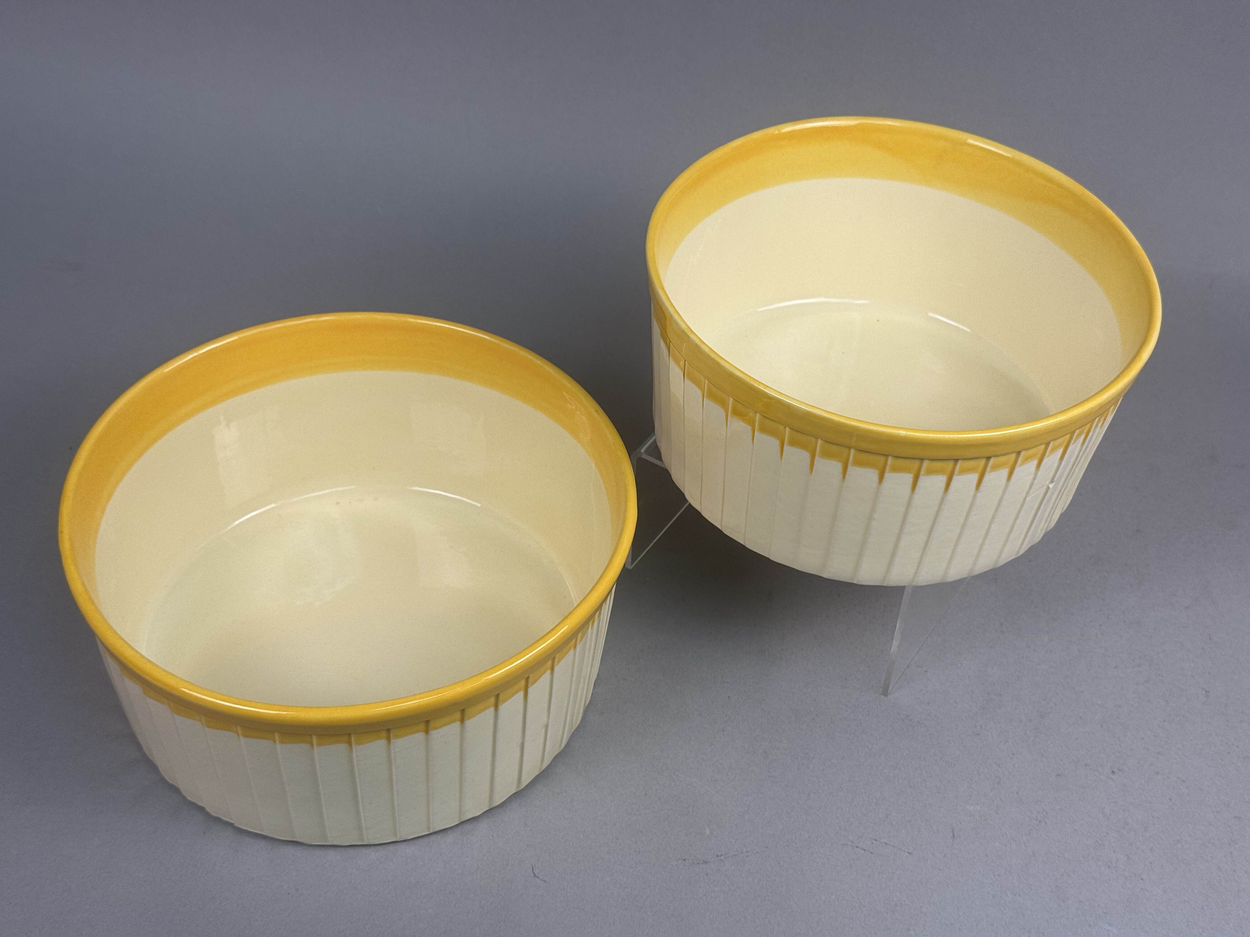 Pair of USA Ceramic Ovenware Bowls