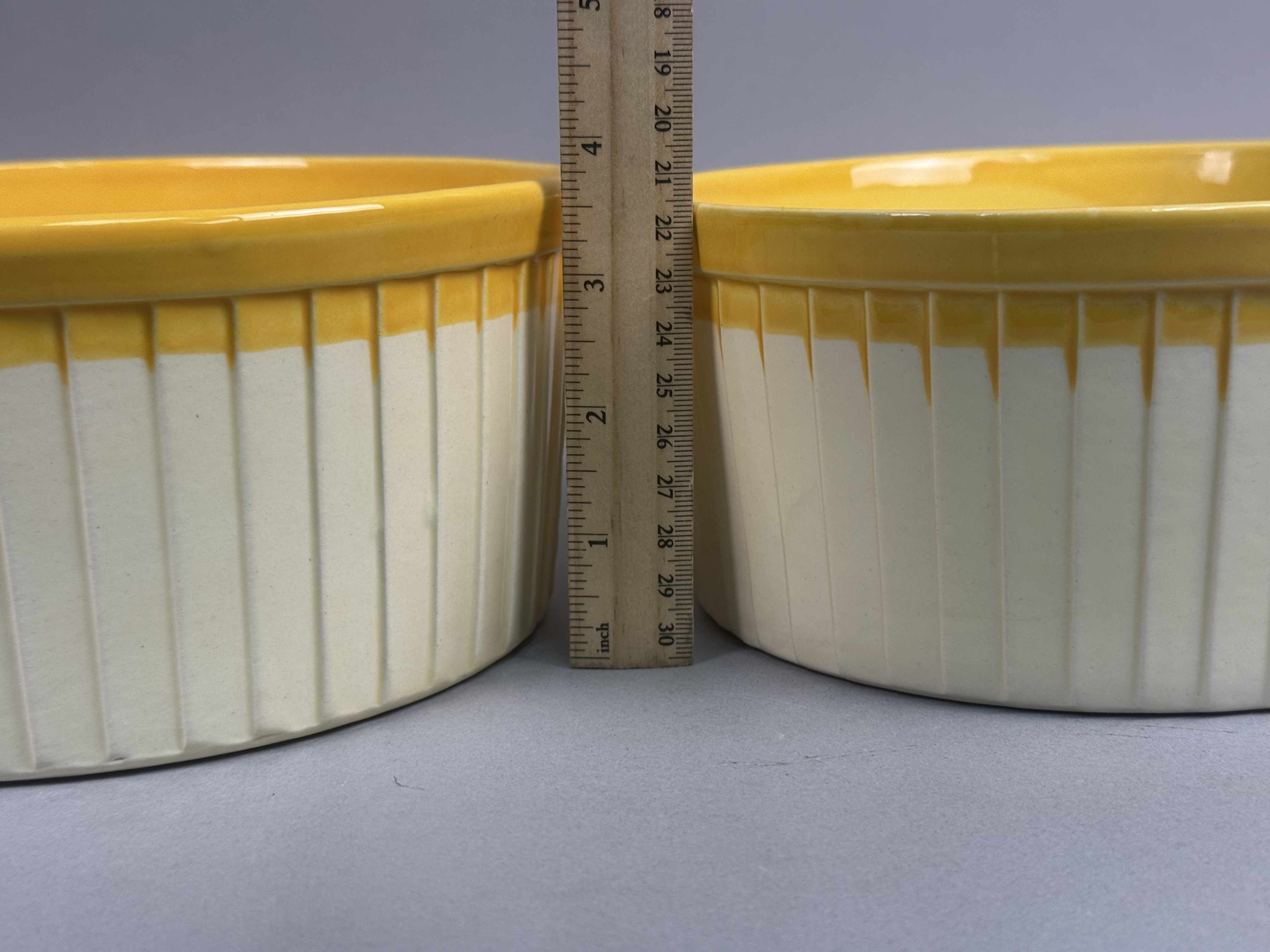 Pair of USA Ceramic Ovenware Bowls