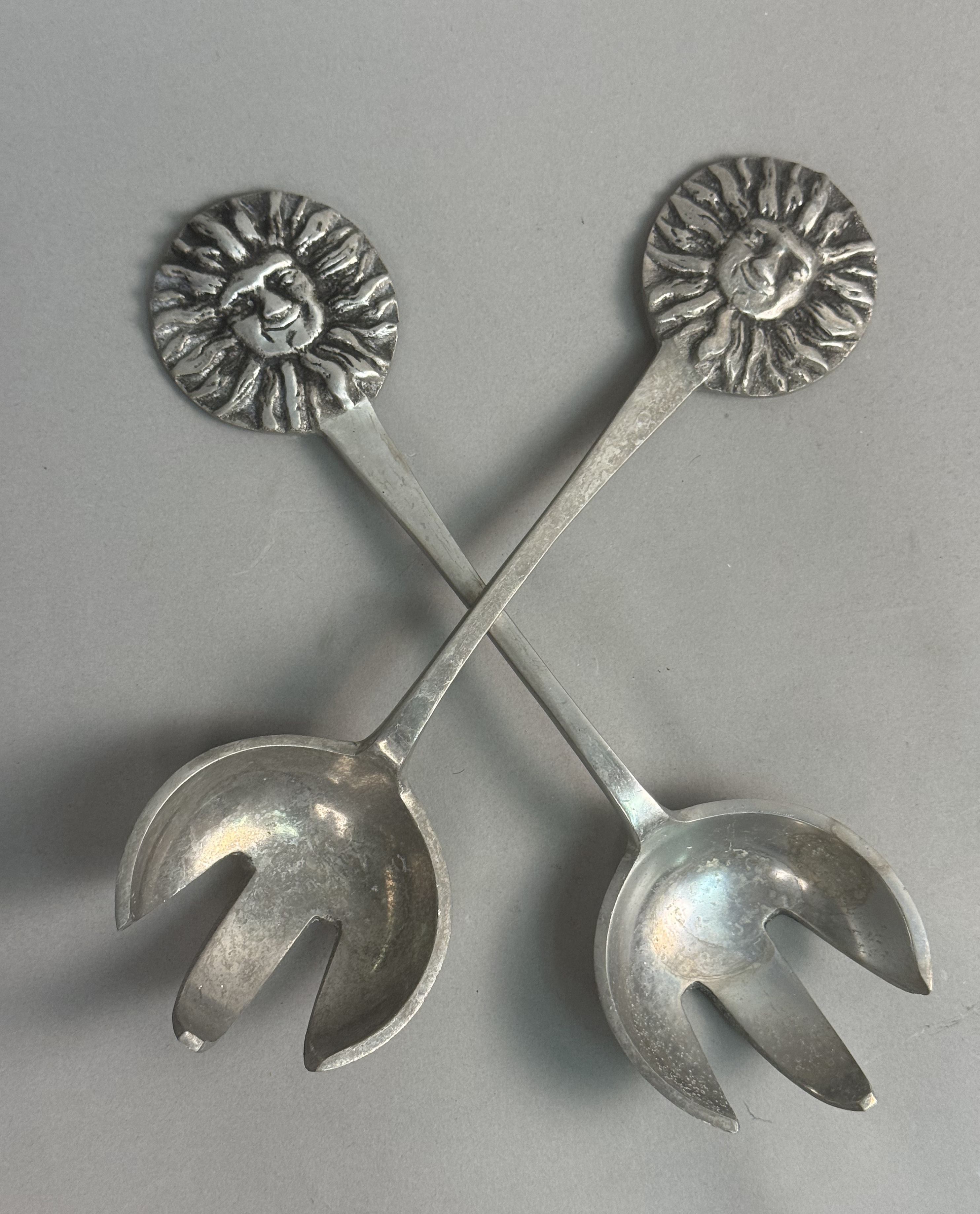 Mariposa Aluminum Sun Salad Servers