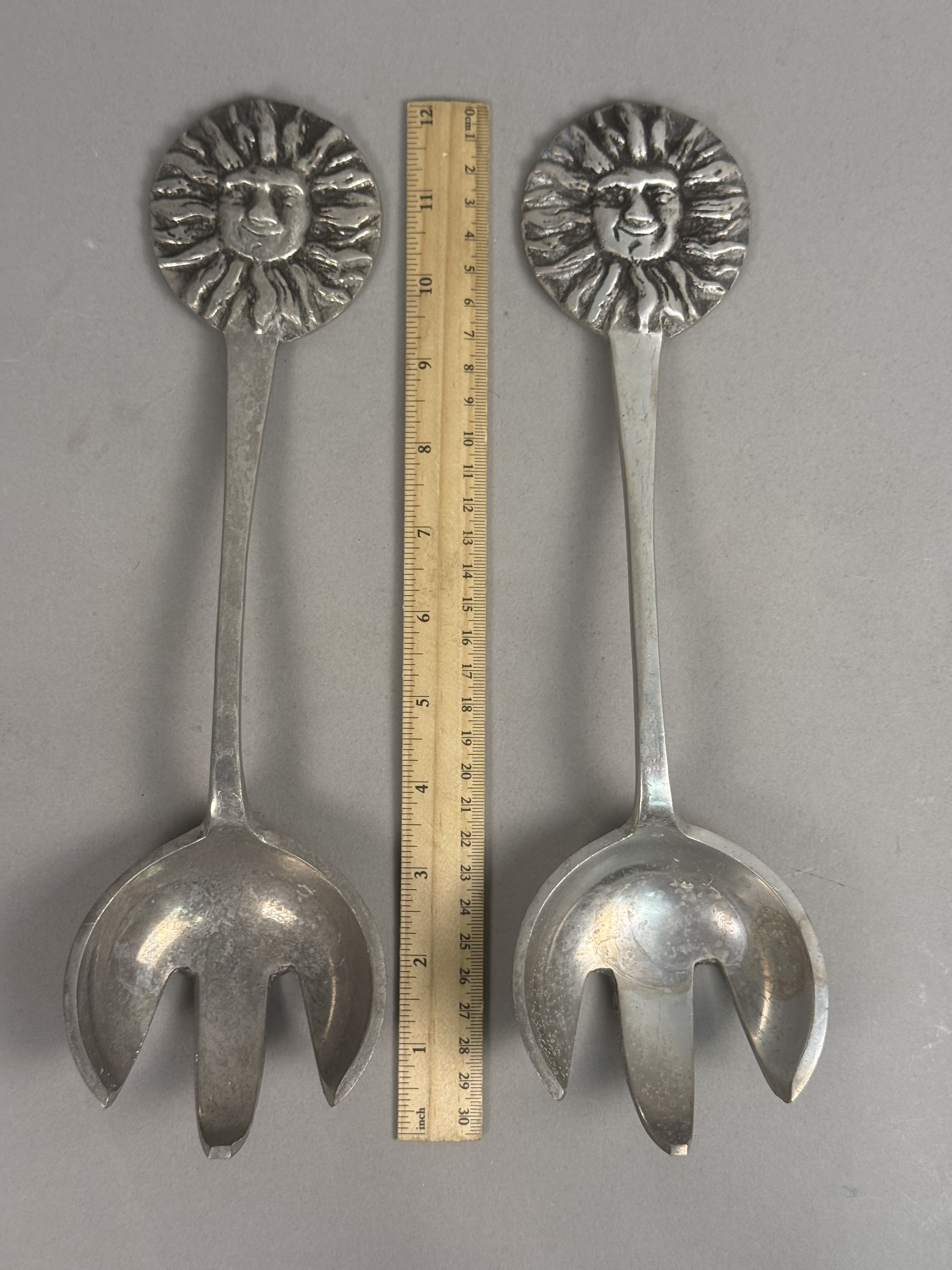 Mariposa Aluminum Sun Salad Servers