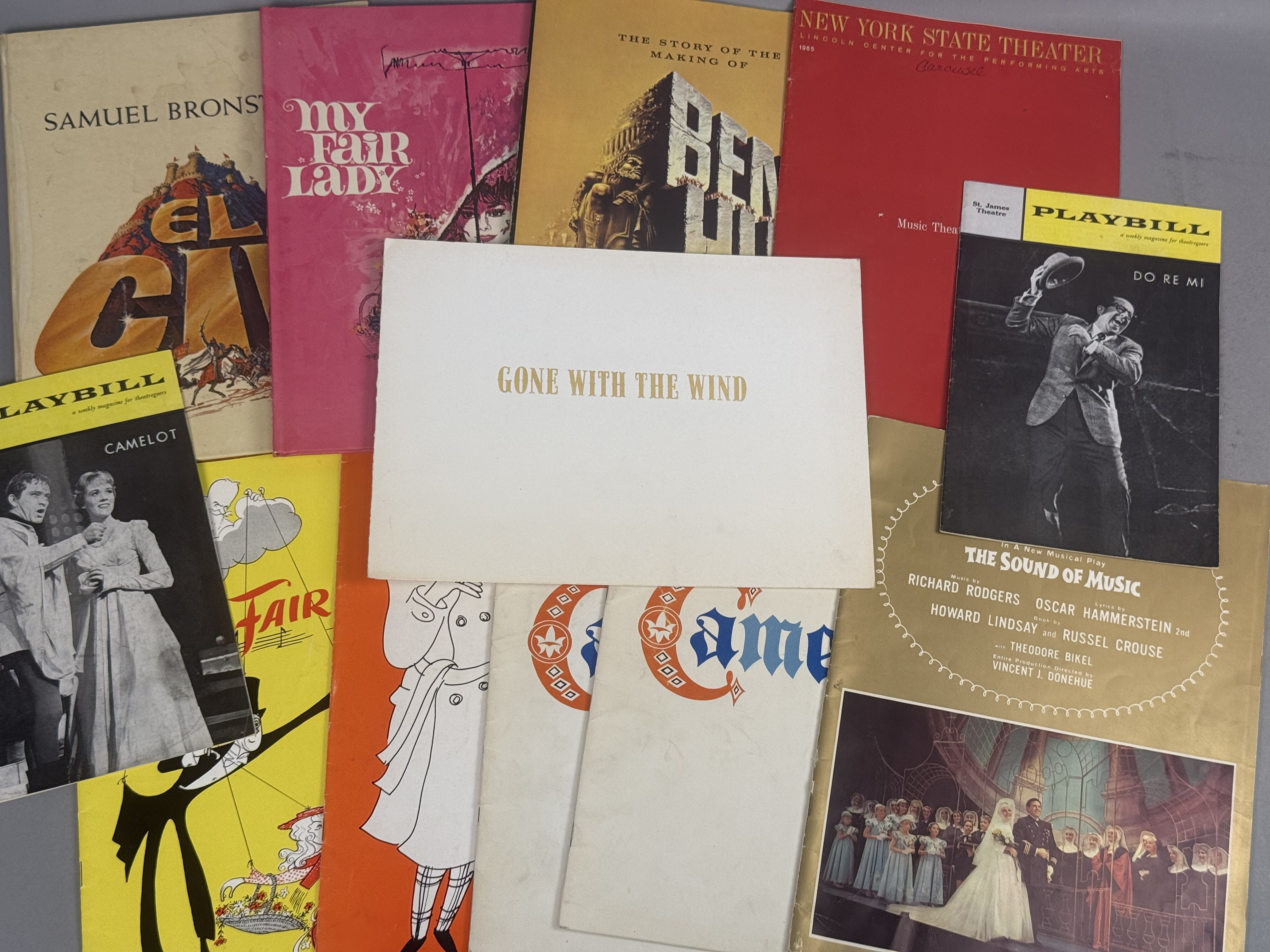 Vintage Broadway and Film Program & Book Collection