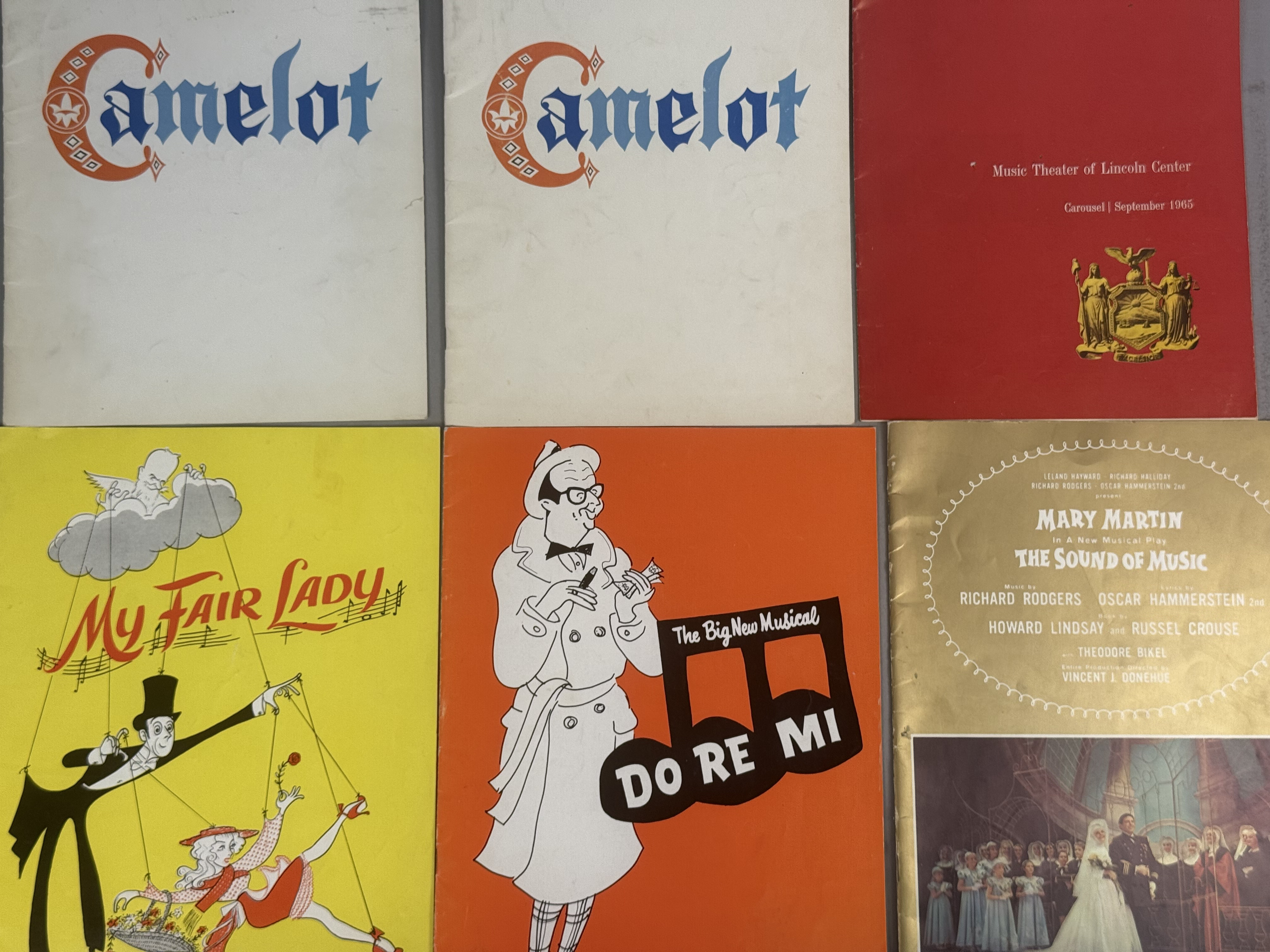 Vintage Broadway and Film Program & Book Collection