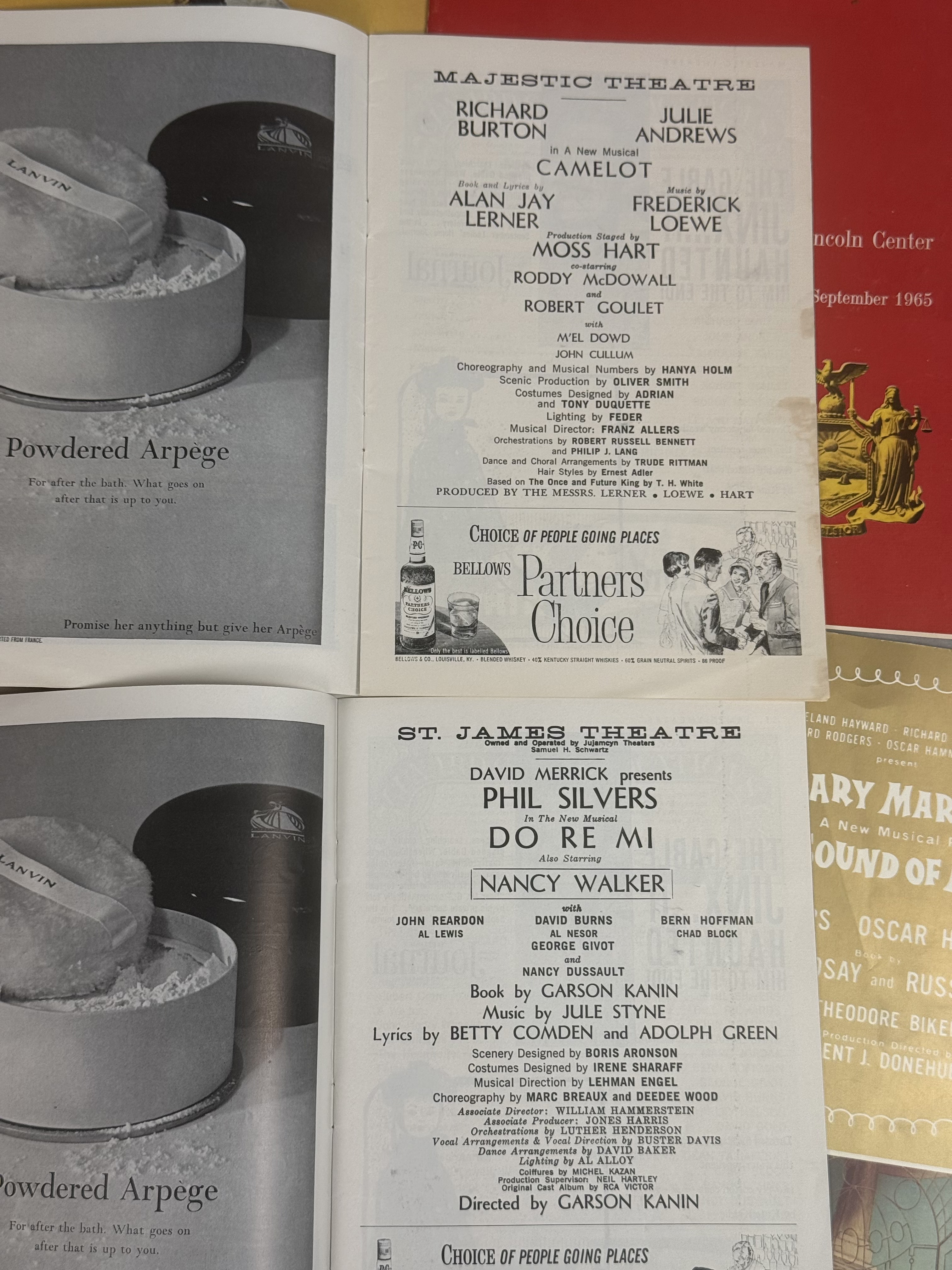 Vintage Broadway and Film Program & Book Collection