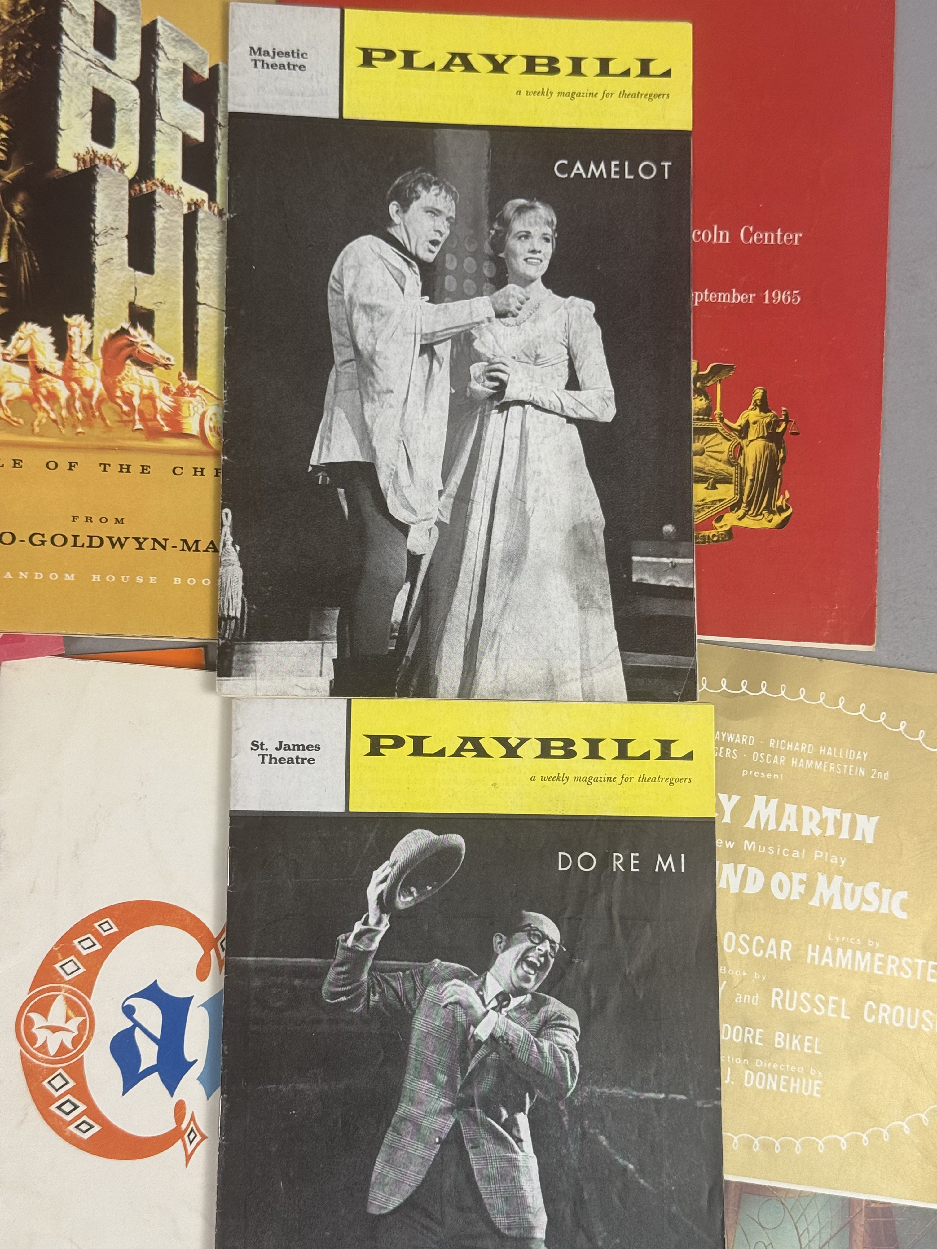 Vintage Broadway and Film Program & Book Collection