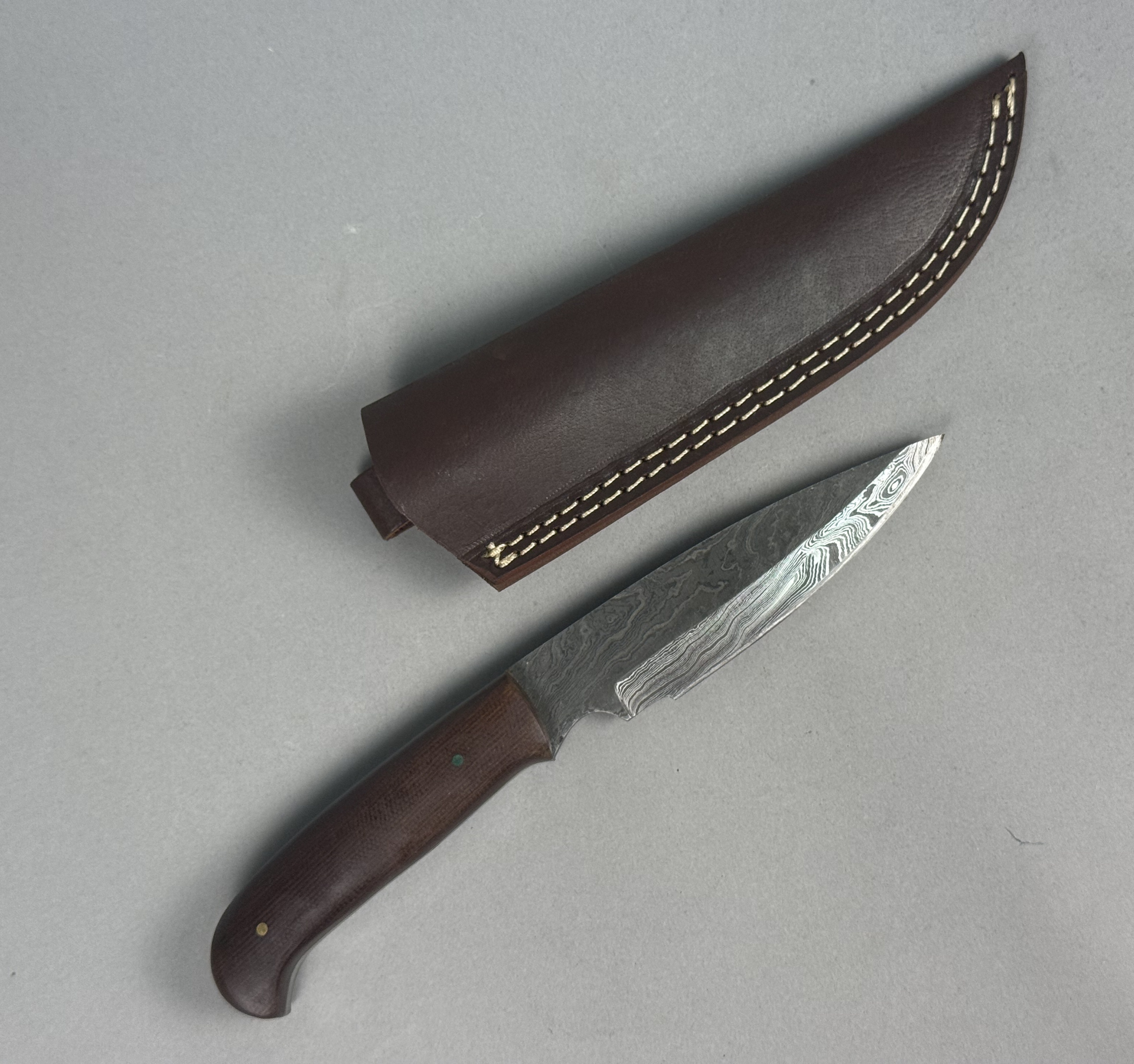 Damascus Steel Fixed Blade Knife