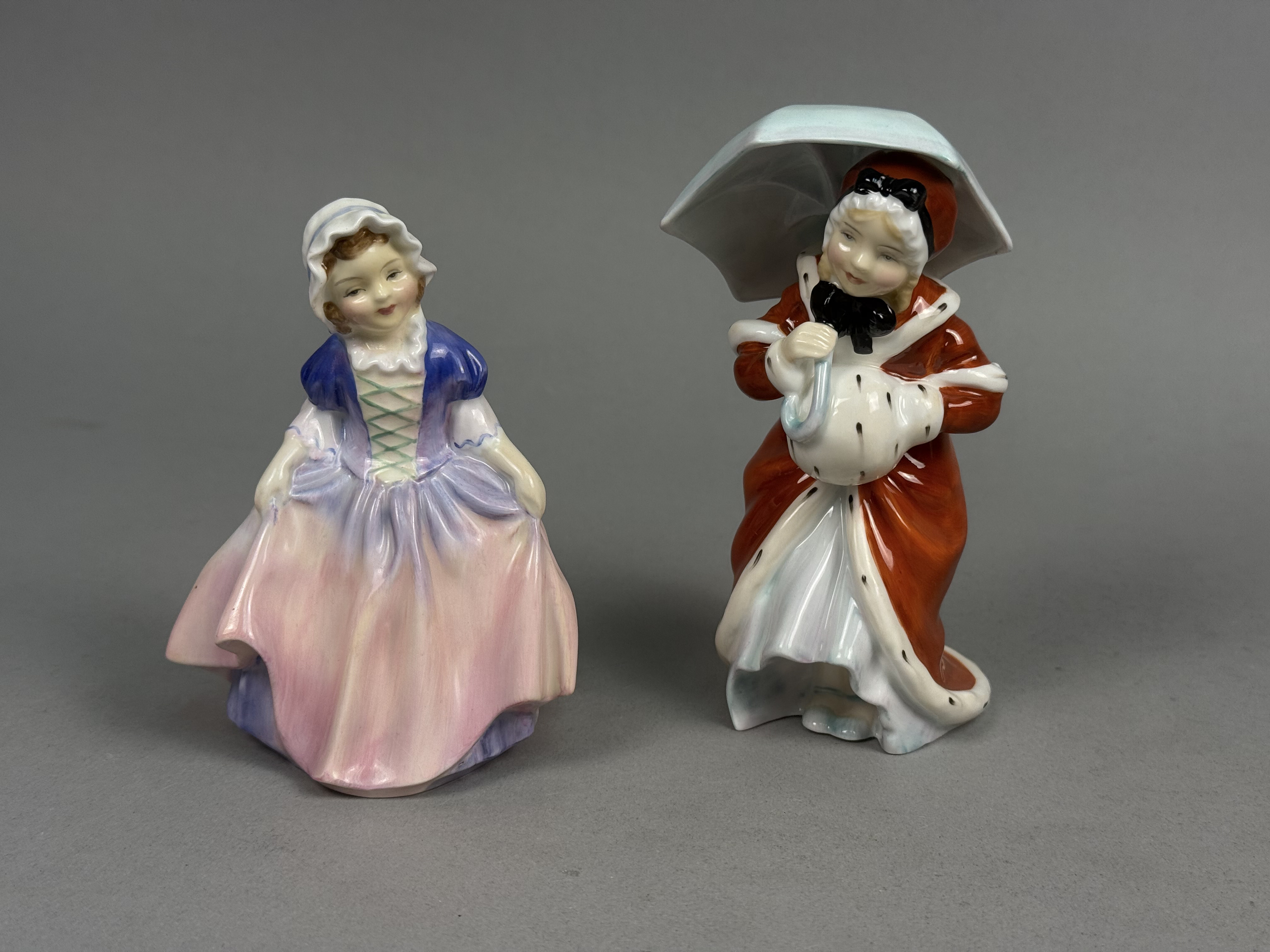 Two Royal Doulton Bone China Figurines