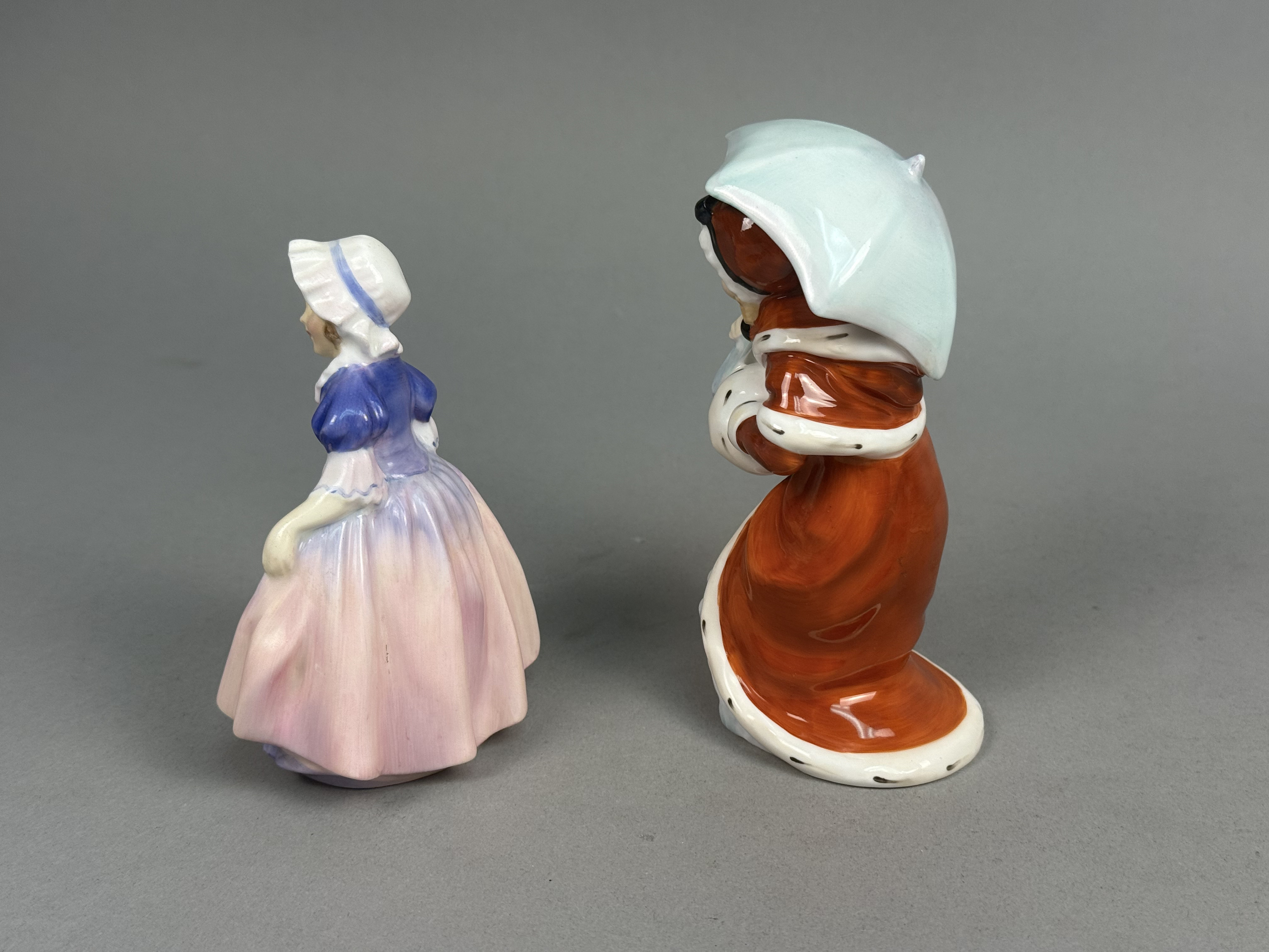 Two Royal Doulton Bone China Figurines
