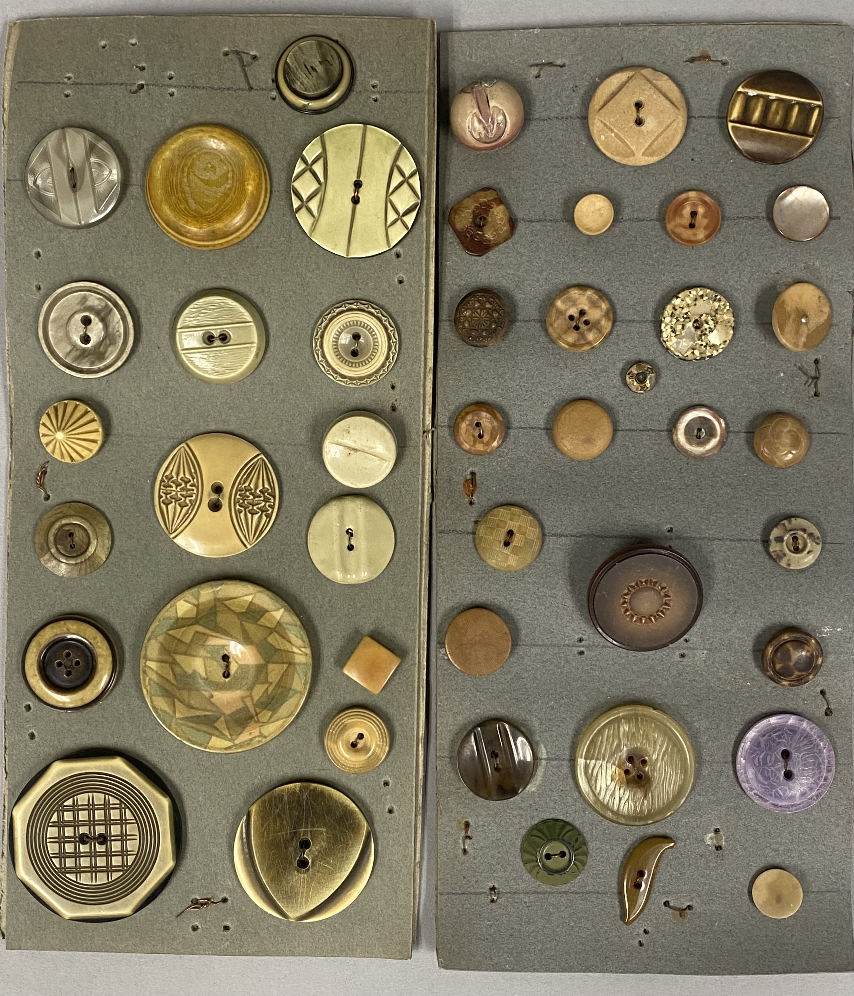 A Collection of Vintage Sewing Buttons