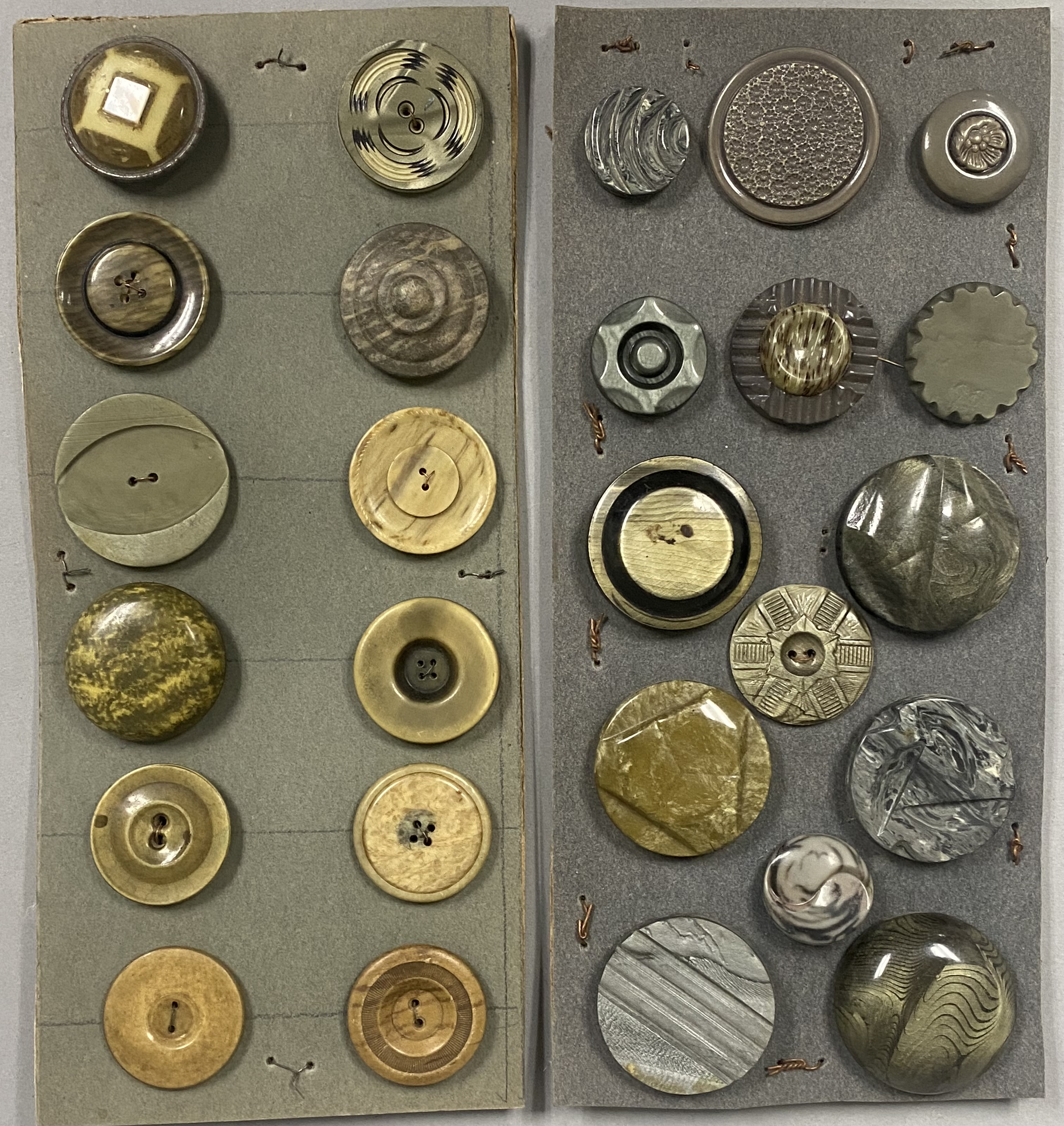 A Collection of Vintage Sewing Buttons