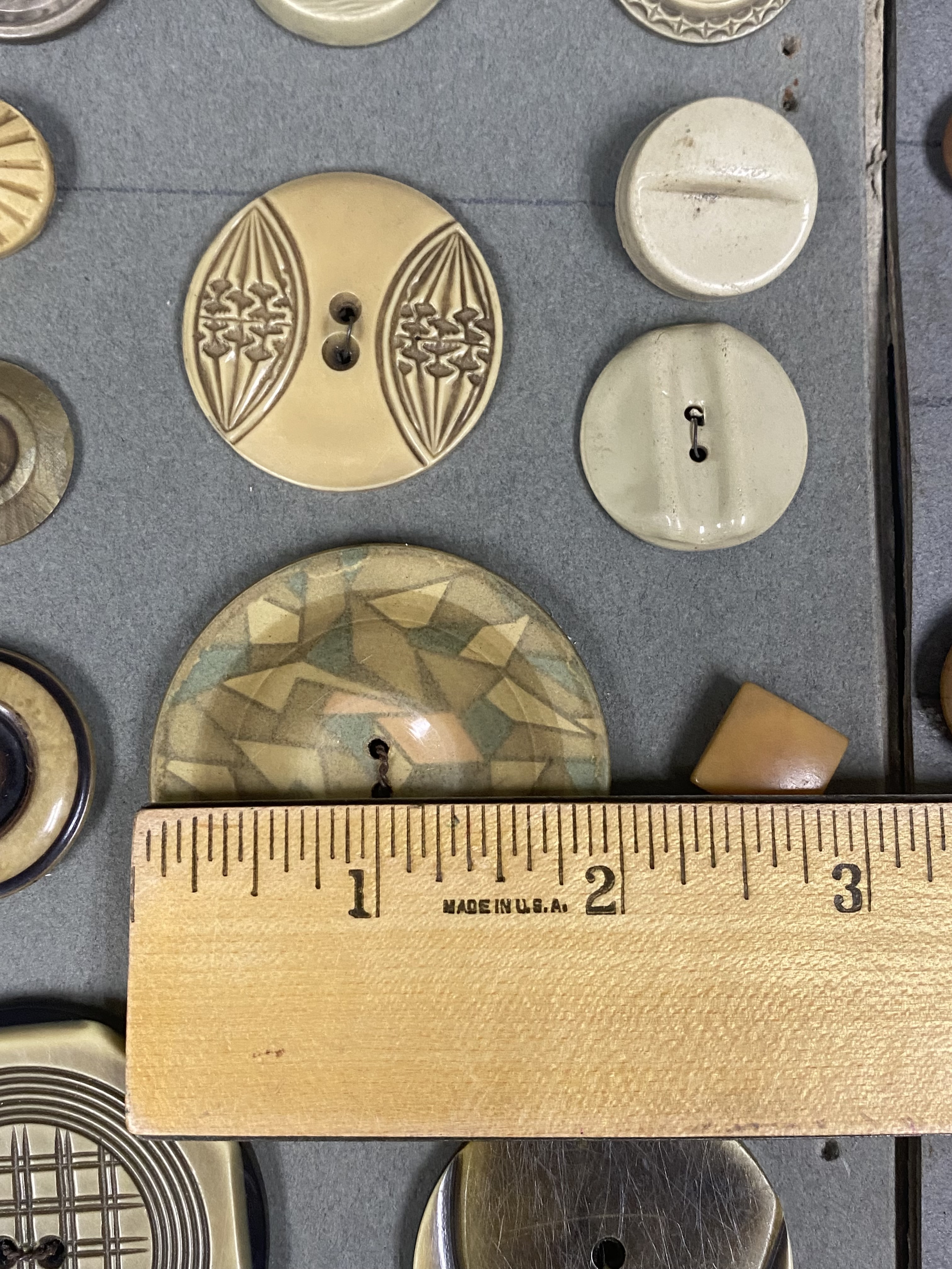 A Collection of Vintage Sewing Buttons
